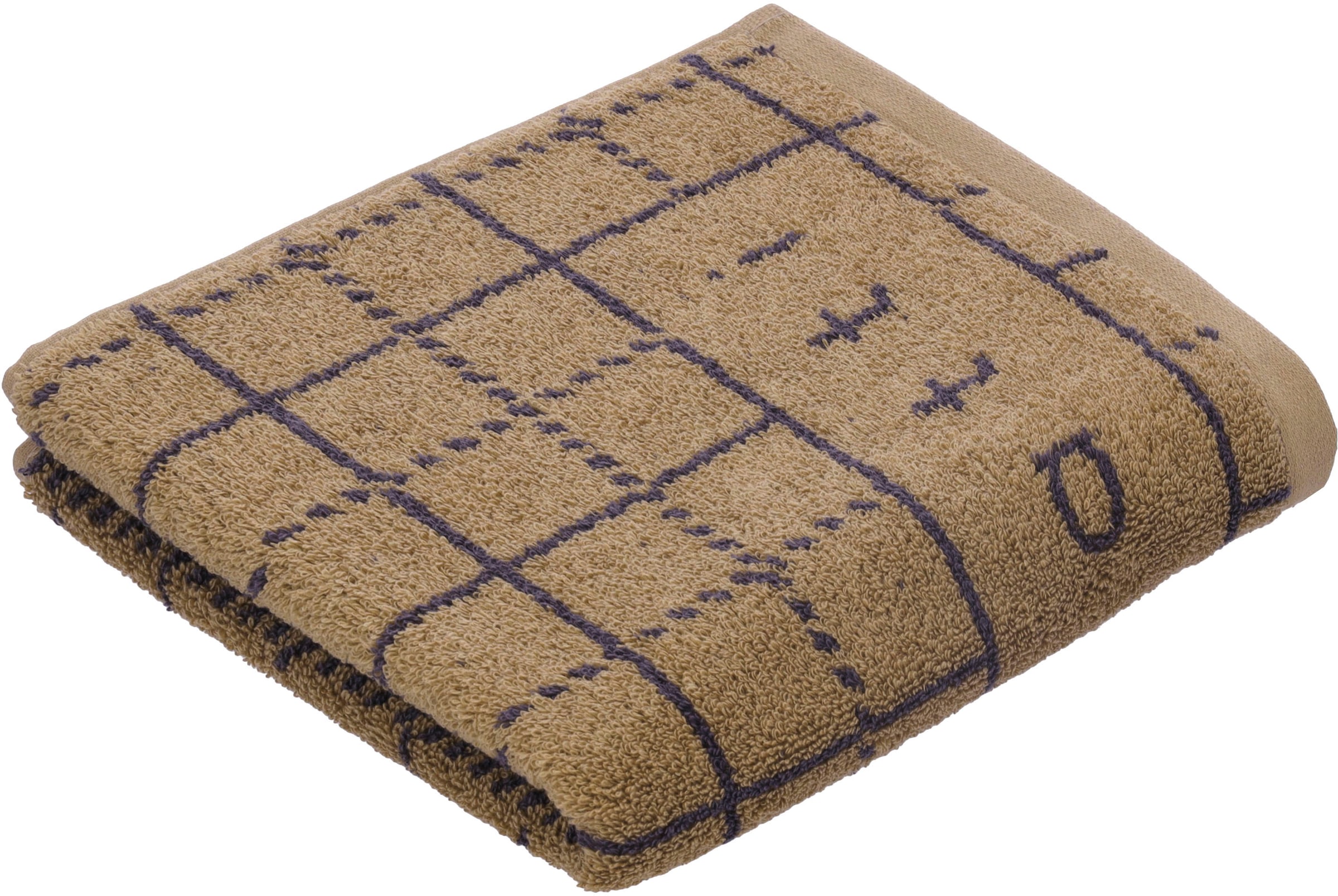 bugatti Handtuch "Perezzi" Jacquard in smartem Karolook günstig online kaufen