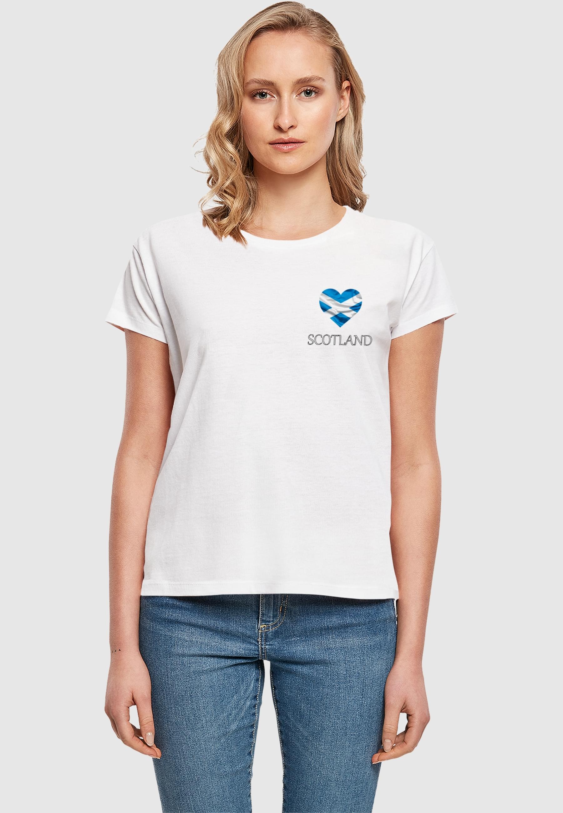 Merchcode T-Shirt »Merchcode Ladies Merchcode Football - Scotland T-shirt«, (1 tlg.)