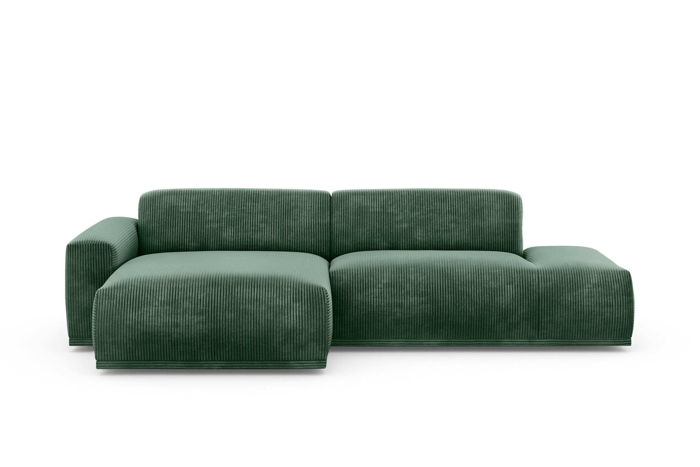 TRENDMANUFAKTUR Ecksofa »Braga, mit hochwertigem Kaltschaum, L-Form, in Cord erhältlich«, modernes Sofa, Couch mit hohem Sitzkomfort, 275/72/160 cm (B/H/T)
