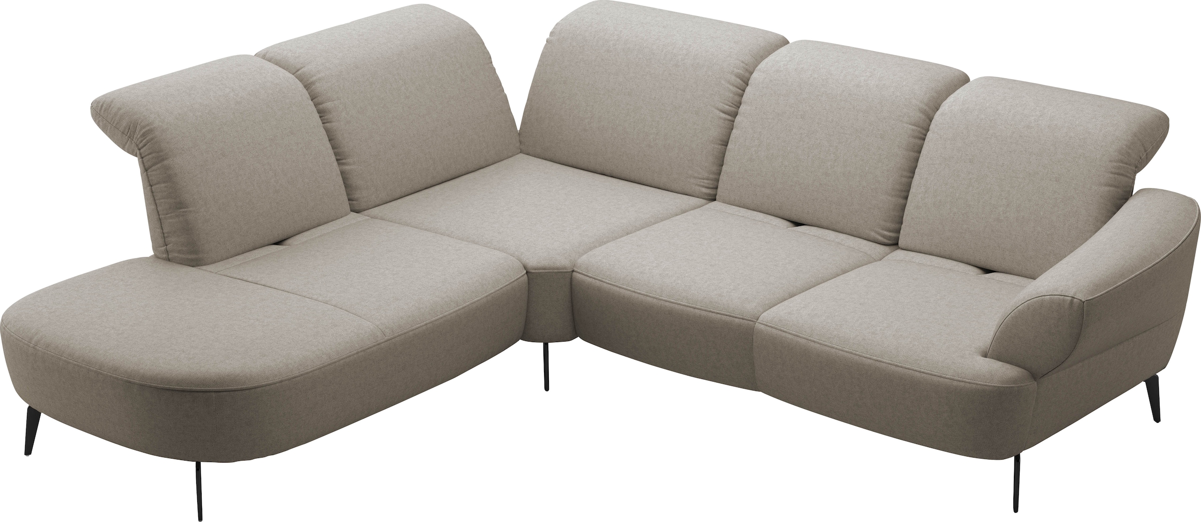 sit&more Ecksofa »Dance«, inkl.System Click&Seat und Sitztiefenverstellung