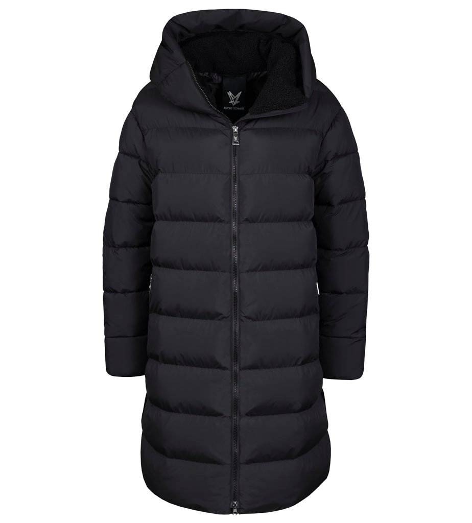 Fuchs Schmitt Steppmantel mit angeschnittener Kapuze, Regular Fit, 2-Wege-Zipper