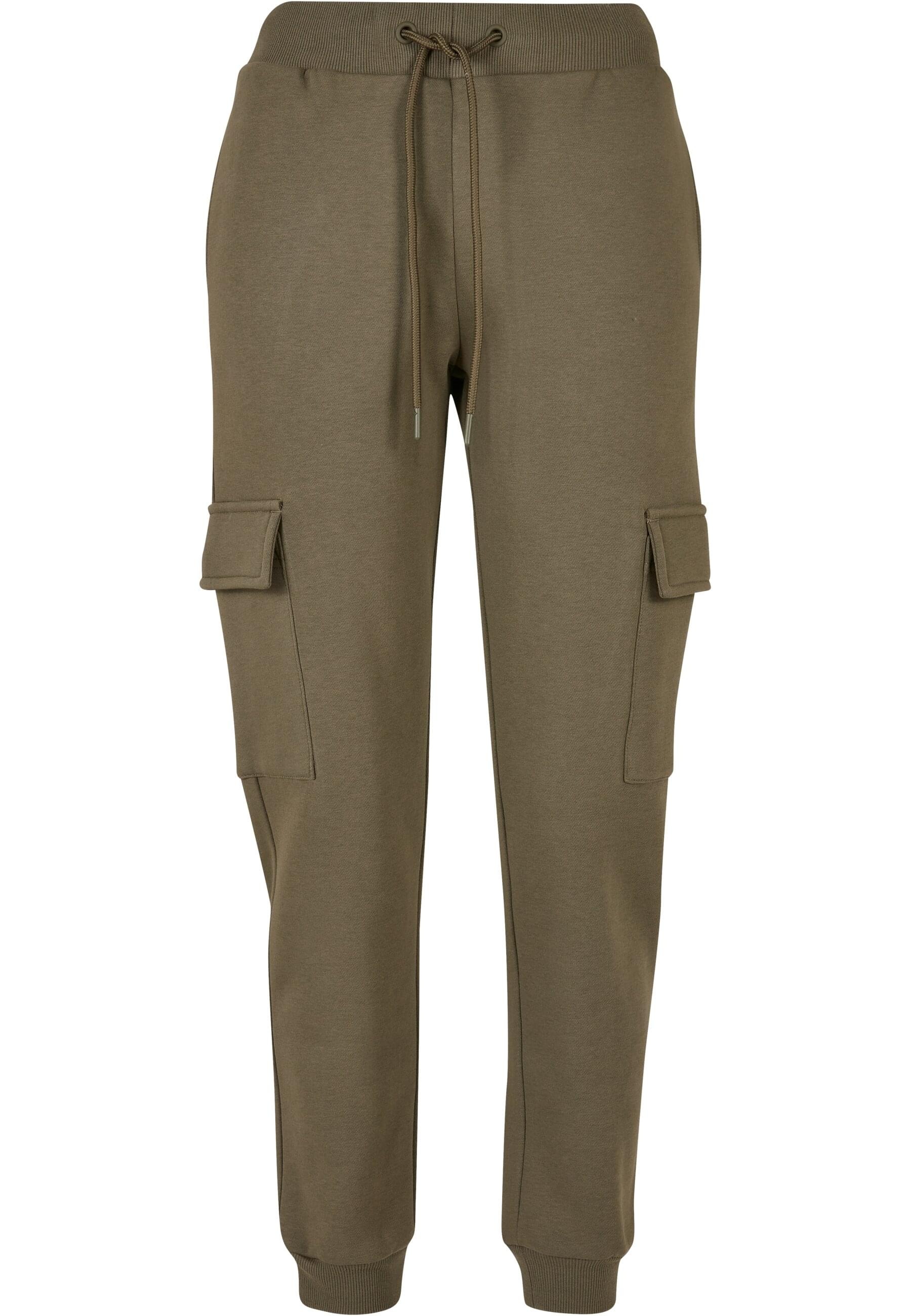 URBAN CLASSICS Stoffhose "Urban Classics Damen Ladies Cargo Sweat Pants", (1 tlg.)