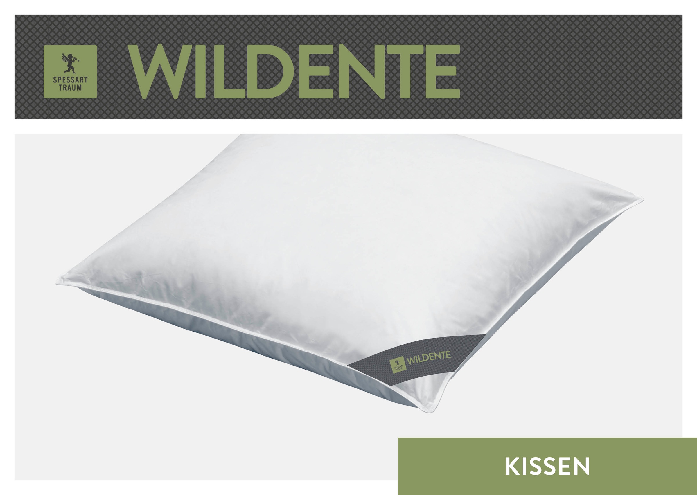 SPESSARTTRAUM Daunenkissen "Wildente" 1 Stk. tlg. Kopfkissen 40x80cm & weit günstig online kaufen