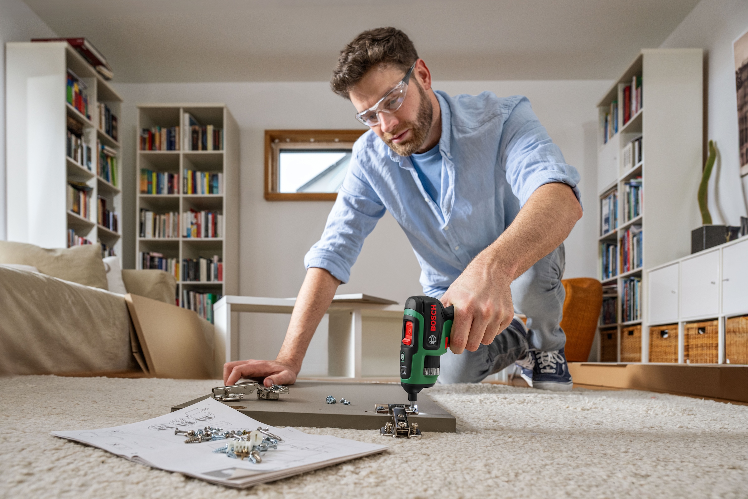 Bosch Home & Garden Akku-Schrauber »PSR SELECT« Magnetischer Bithalter mit Sechskantaufnahme