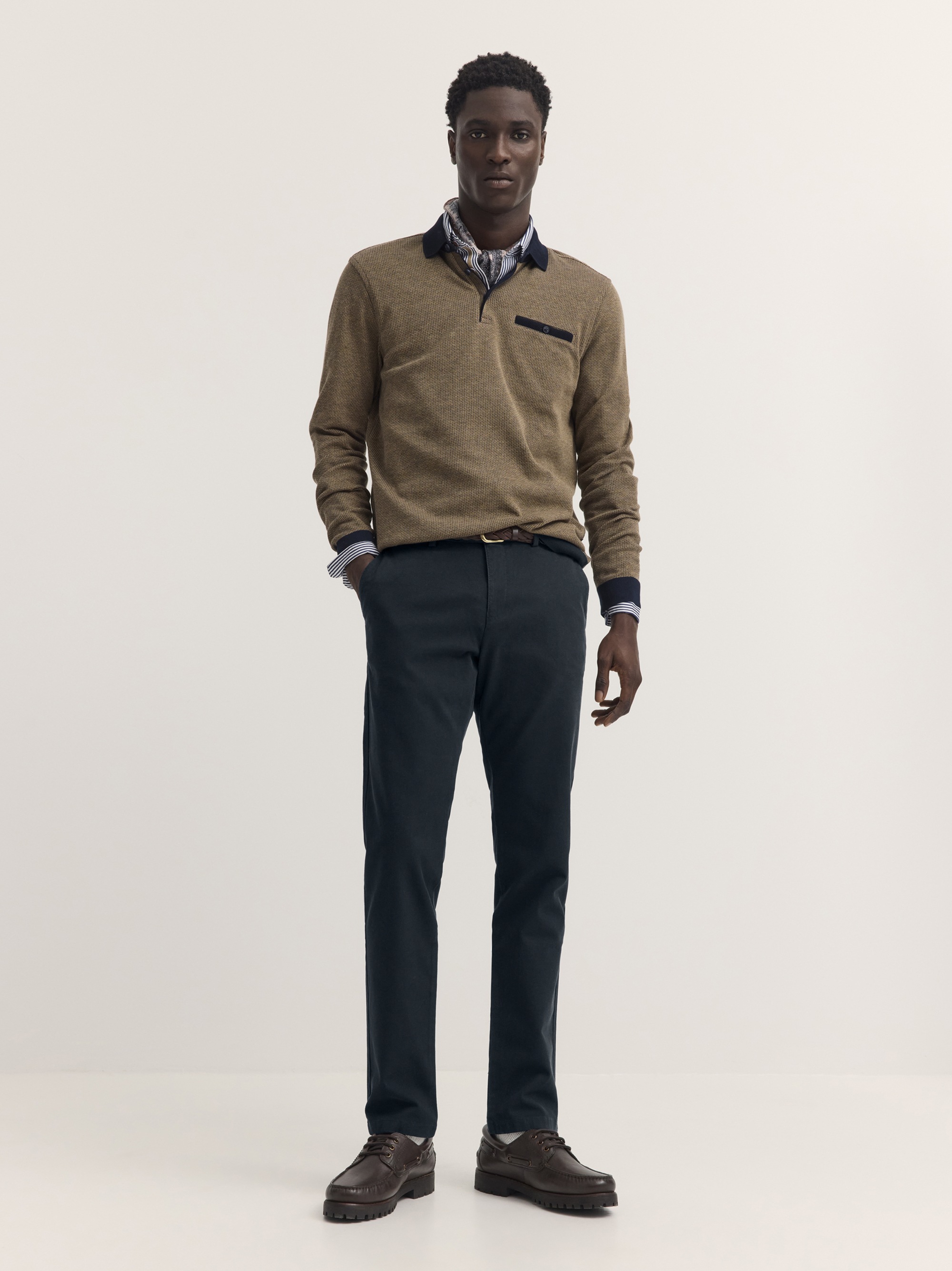 bugatti Chinohose »Modern Fit«  Modern Fit Baumwoll-Stretch Soft Touch