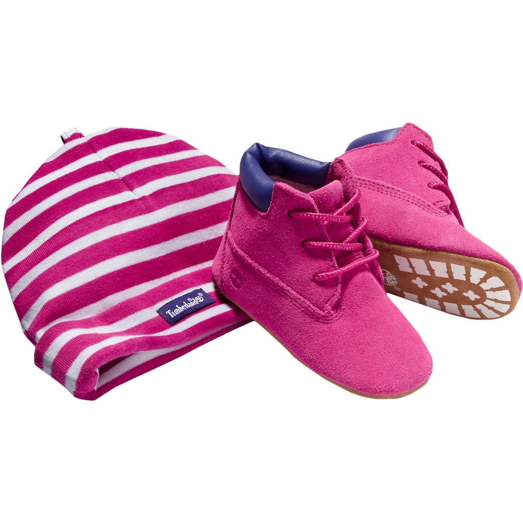Marken Timberland Timberland Babystiefel »Crib Bootie with Hat Set« pink