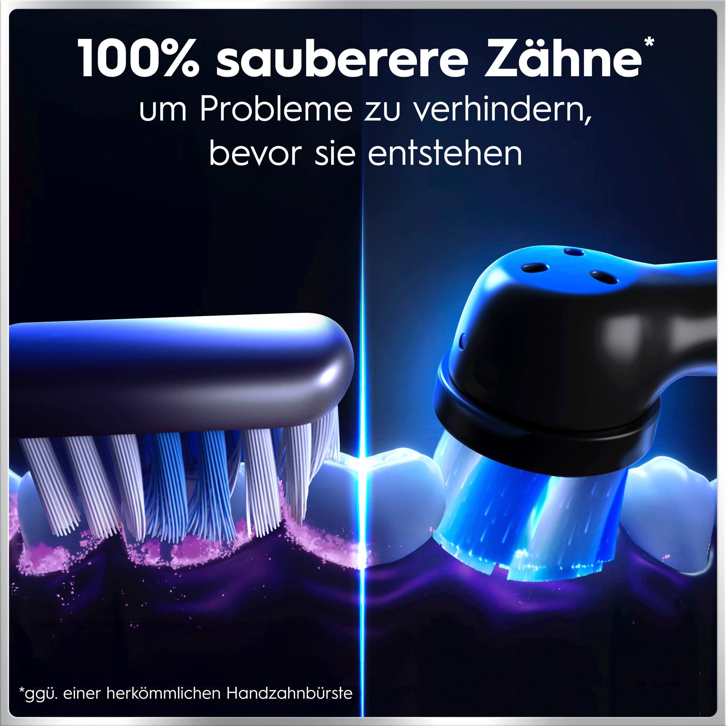 Oral-B Elektrische Zahnbürste »iO Series 6« 3 Stk. Aufsteckbürsten Doppelpack, 3 Aufsteckbürsten, Reise-Etui