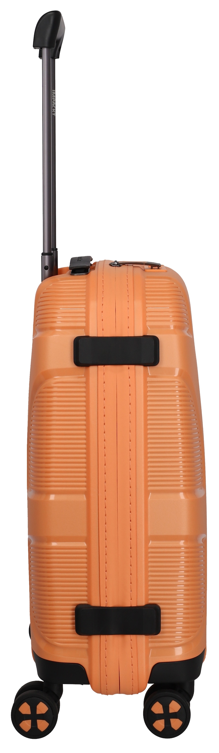 IMPACKT Hartschalen-Trolley »IP1, verschiedene Größen und Farben« 38 l 4 Rollen Hartschalen-Koffer vegan Koffer Reisegepäck USB-Port TSA Zahlenschloss