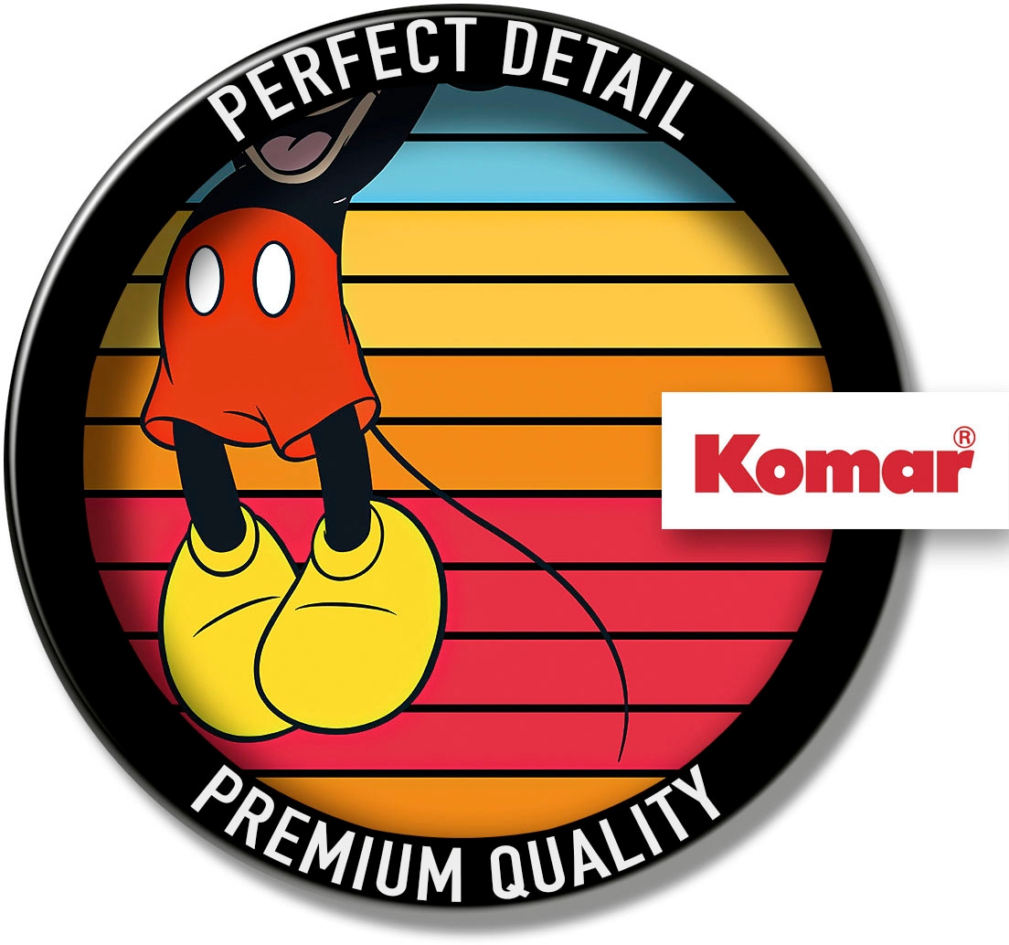 Komar Vliestapete »Digitaldruck Vlies - Mickey Magic Rainbow - Größe 300 x 250 cm«, bedruckt, Kinderzimmer