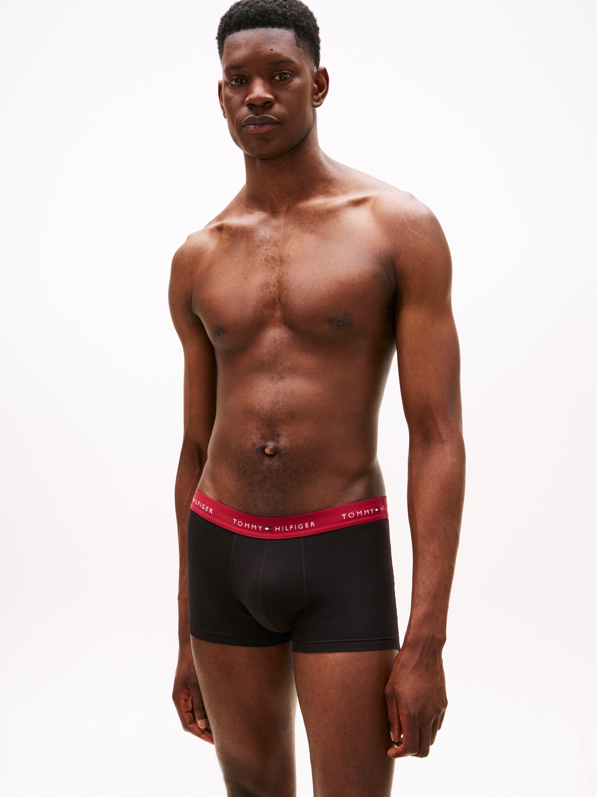 Thumbnail - Tommy Hilfiger Underwear Trunk "3P WB TRUNK" Packung, 3er-Pack, 3 Stk. mit Logo-Elastikbund