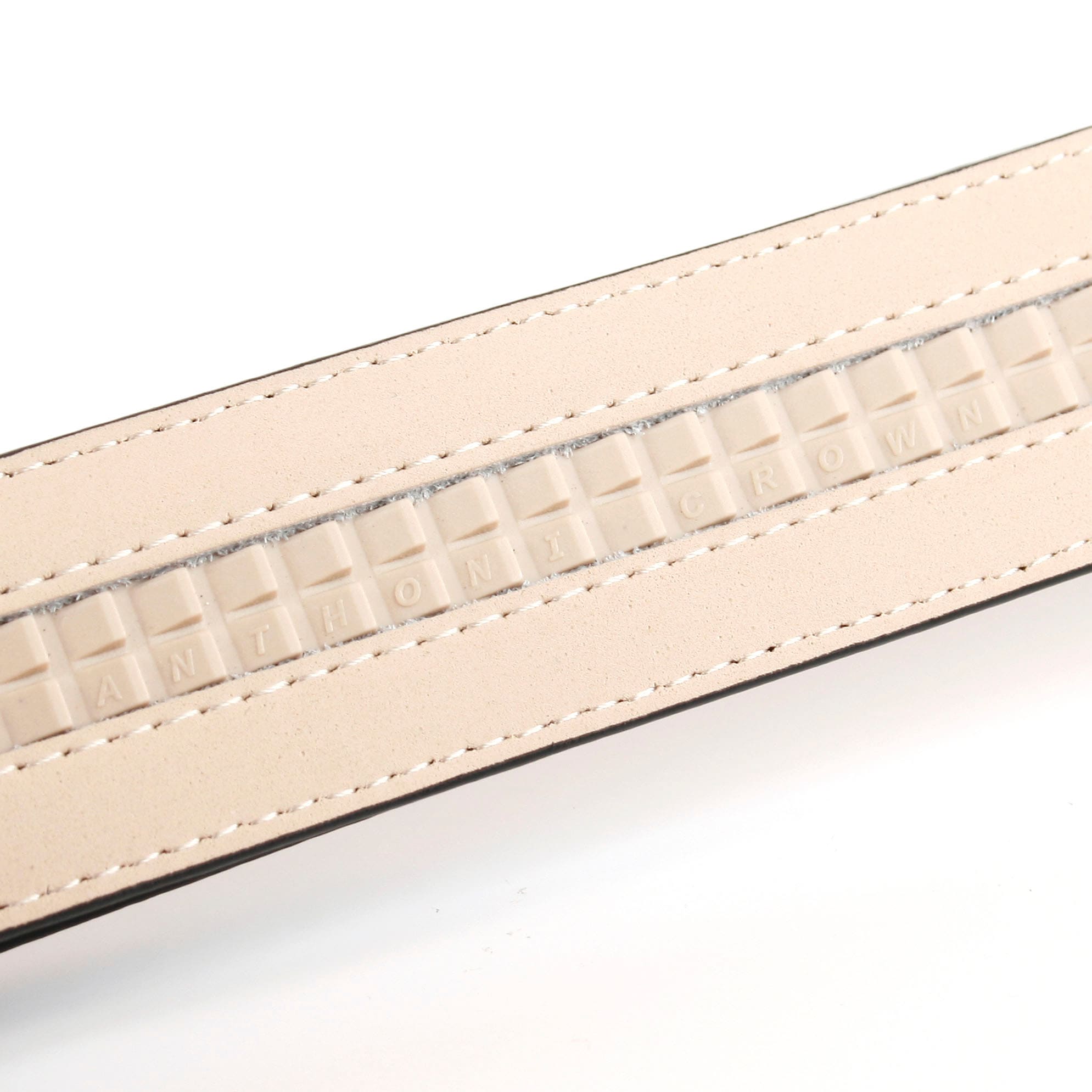 Anthoni Crown Ledergürtel, mit geprägter Kroko-Optik