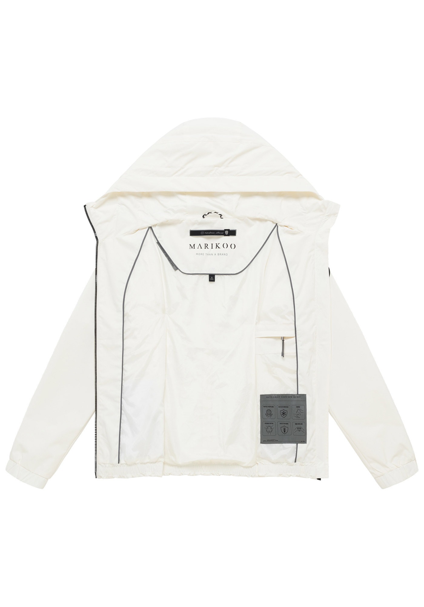 Marikoo Outdoorjacke »Yoshikoo« mit Gummizug im Saumbereich