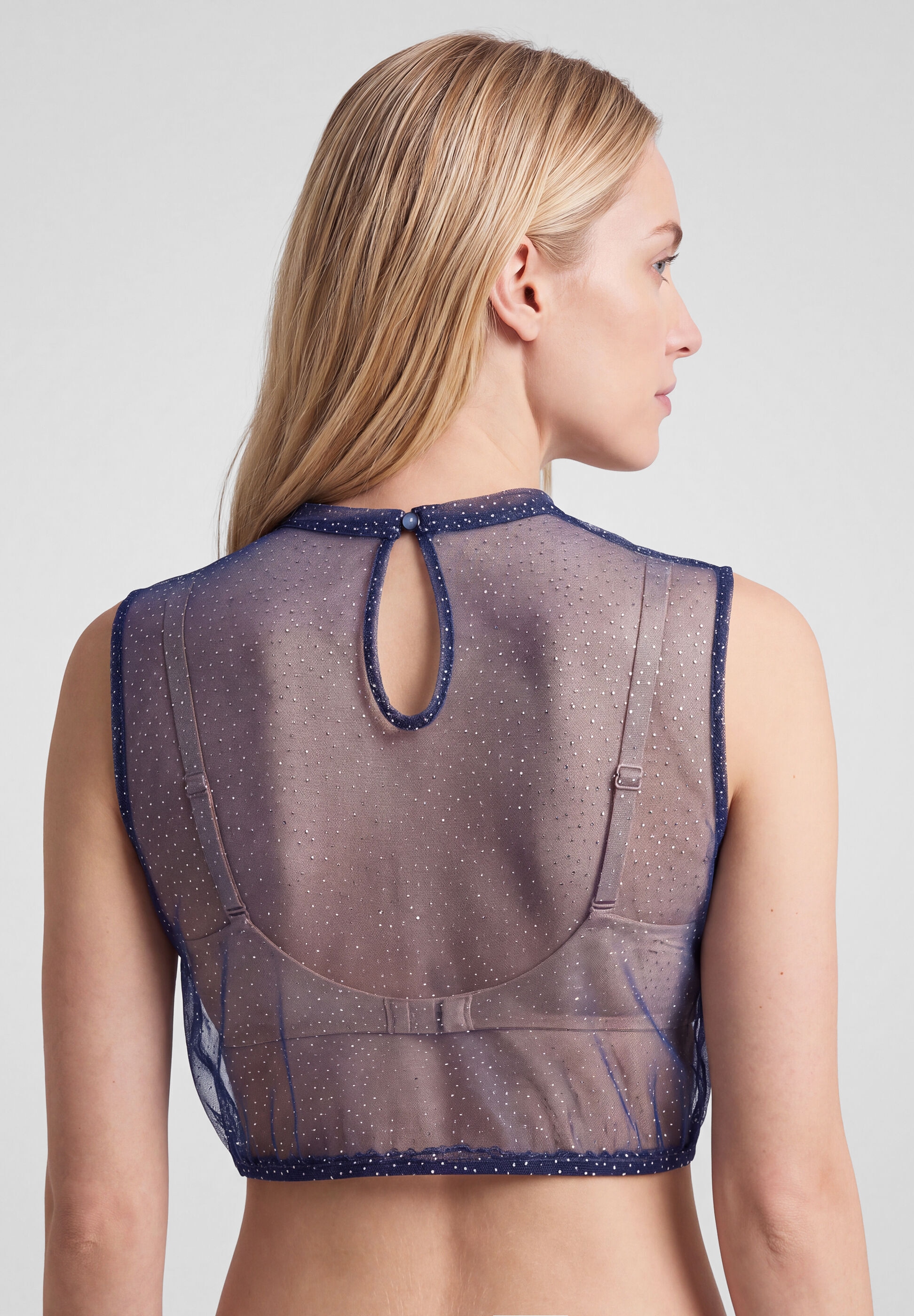 Spieth & Wensky Dirndlbluse »Spieth & Wensky Dirndlbluse Klar« transparenter Stoff