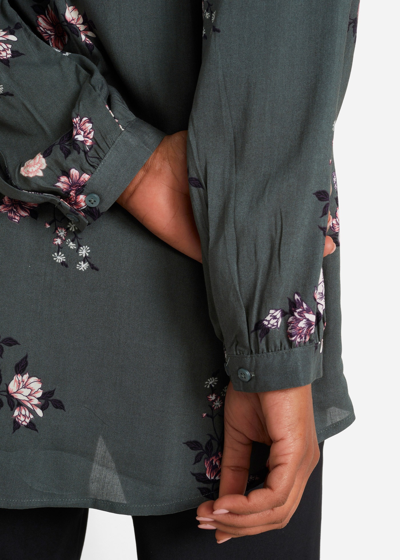 Thumbnail - bonprix Longbluse lockere Passform, aus Viskose, fließender Stoff, Casual Stil