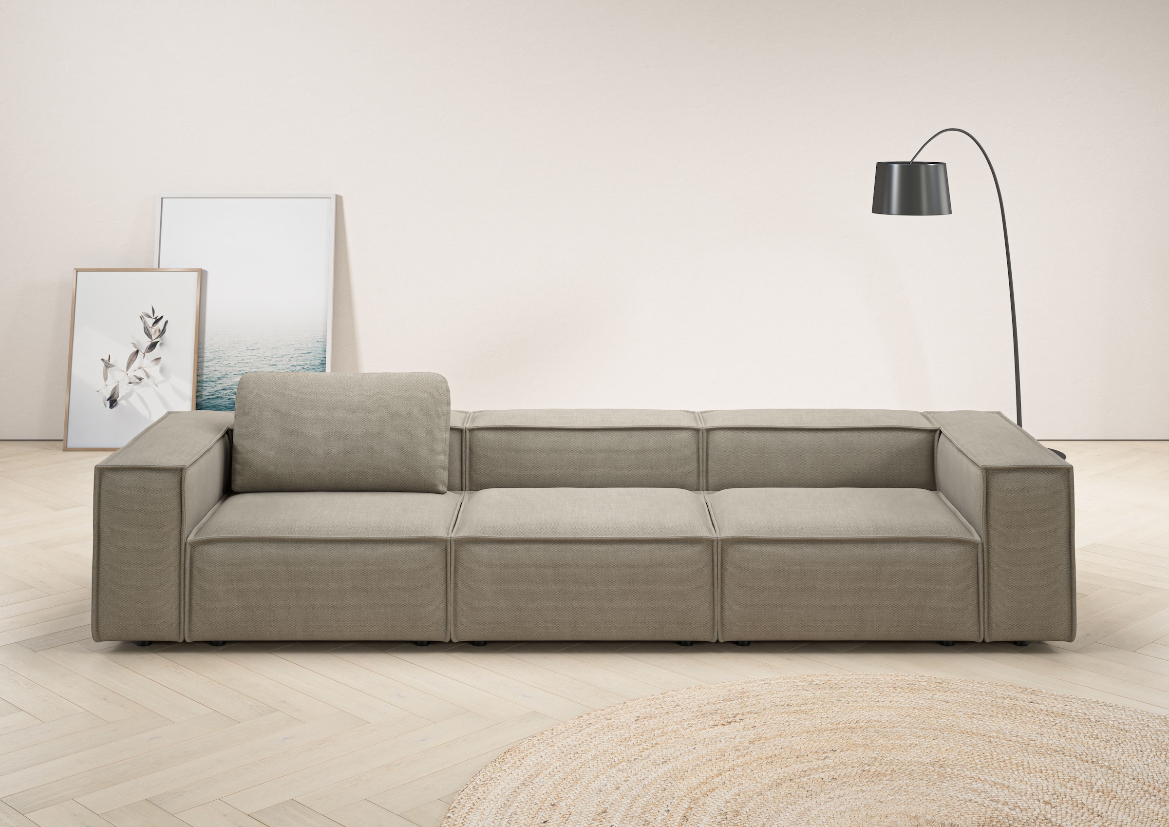 Places of Style 3,5-Sitzer "Watertown, modernes Big-Sofa XXL, 336 cm Breite günstig online kaufen