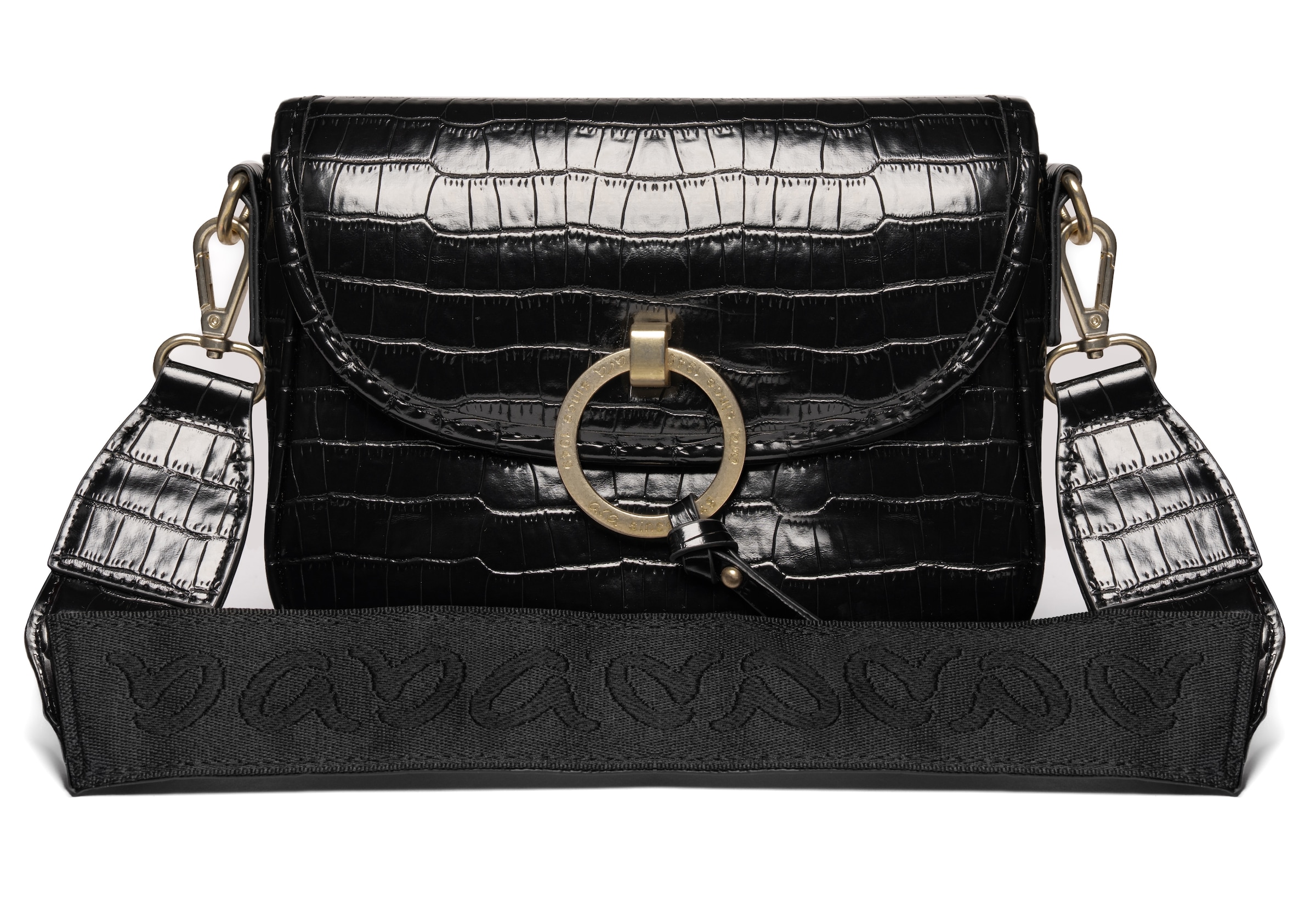 Ara Schultertasche "BELLA", Schultertasche, Abendtasche mit Kroko-Prägung günstig online kaufen