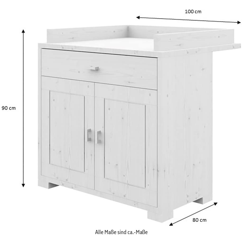 Lüttenhütt Wickelkommode »Vita«, 100 cm