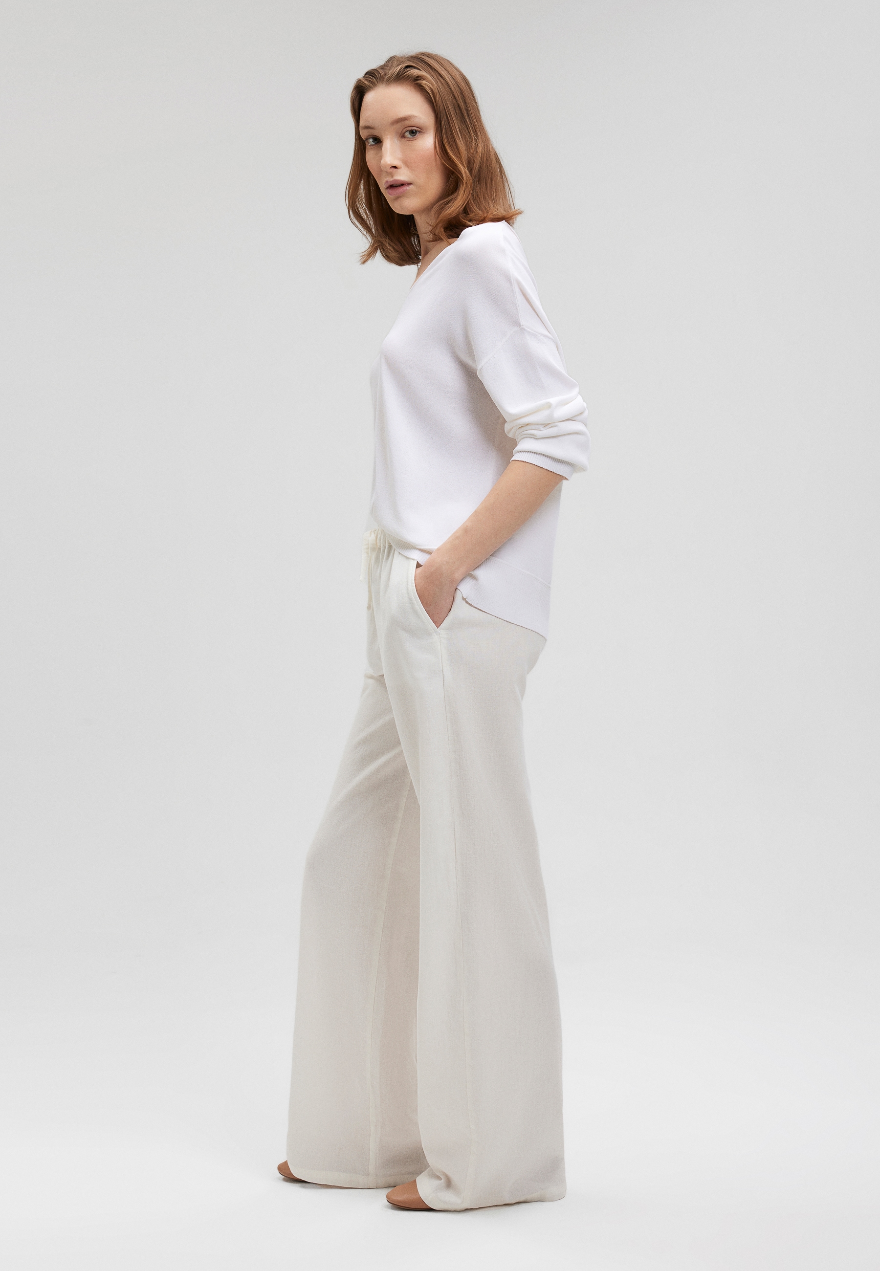 Mavi Strickpullover »V NECK SWEATER«, Strickpullover