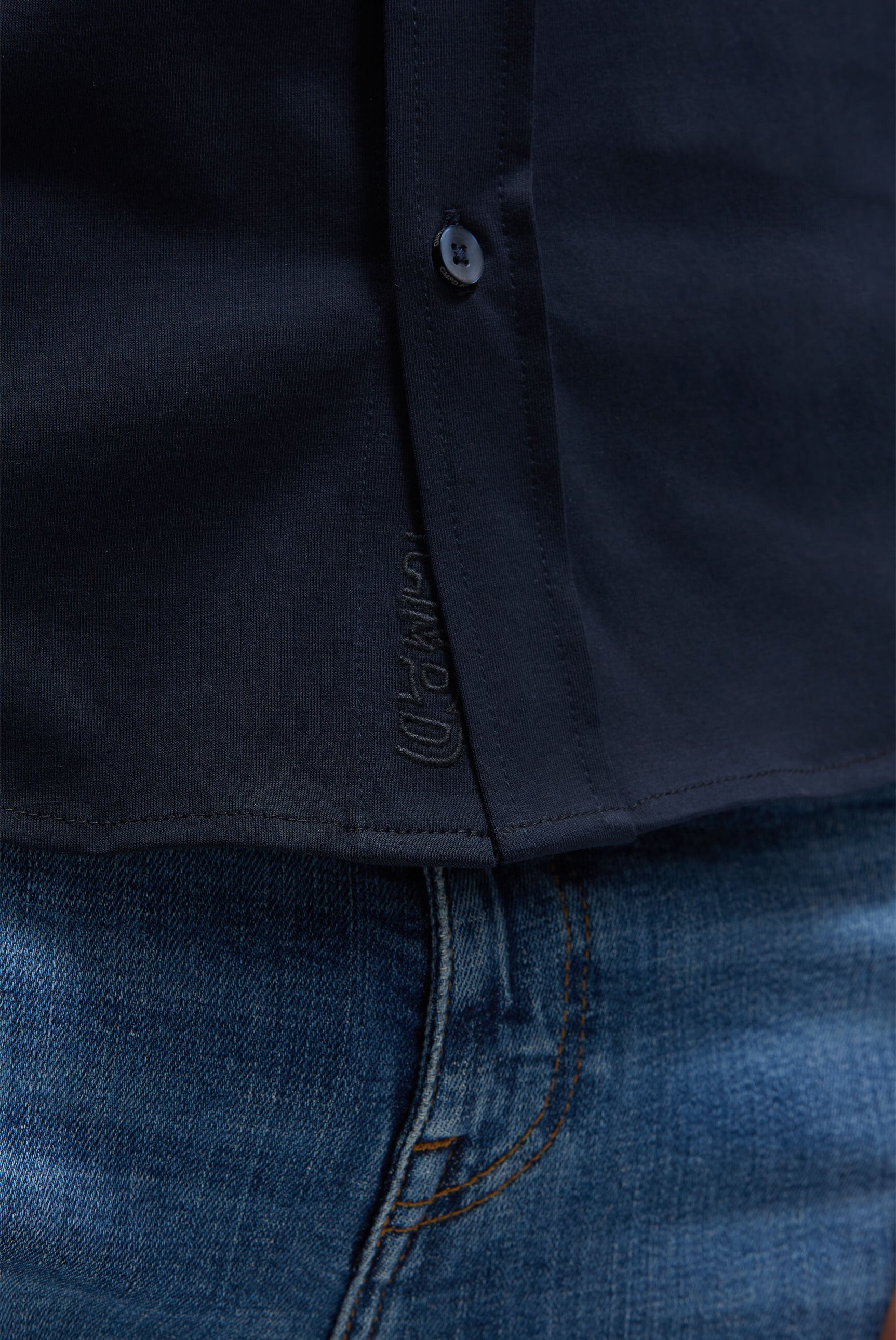 CMPD Langarmhemd aus Baumwolle