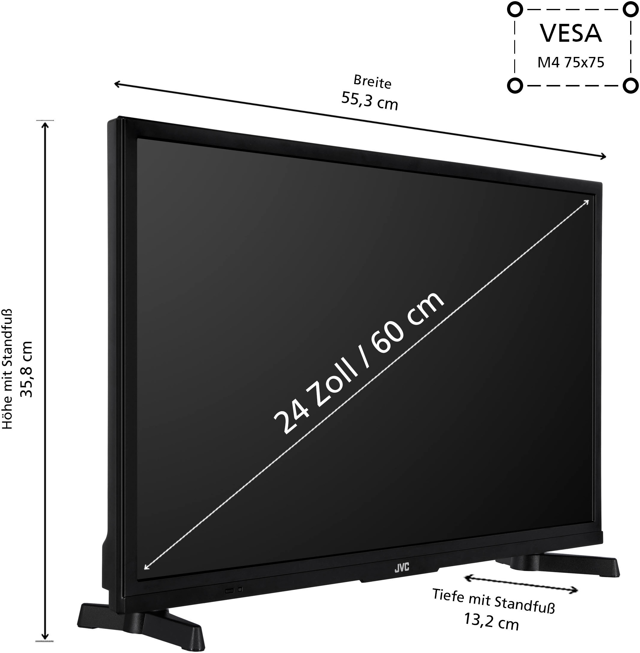 JVC LED-Fernseher »LT-24VAH3455«, HD-ready, Android TV-Smart-TV