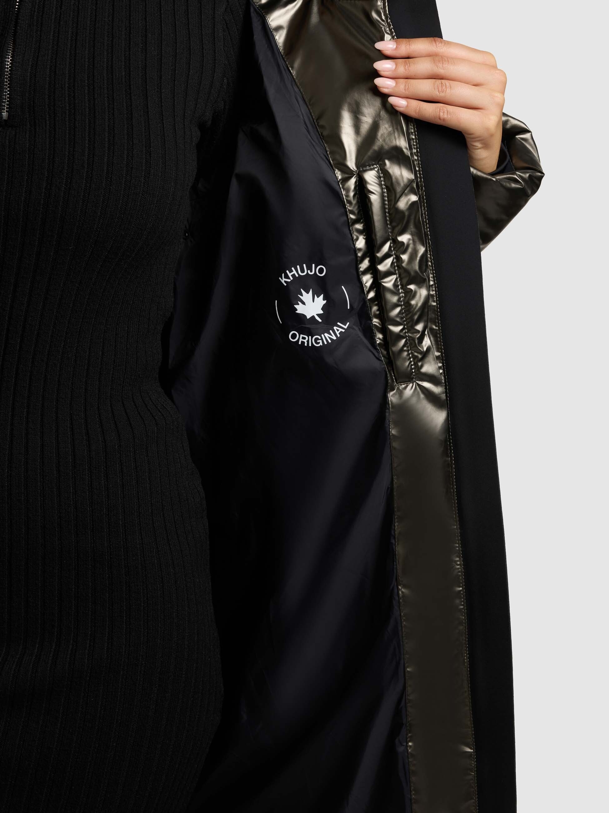 khujo Steppmantel »RUBINA2 SHINY«