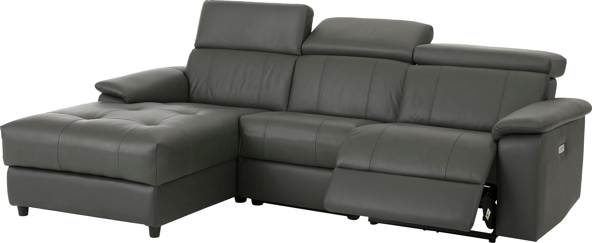 Home affaire Ecksofa »Binado, L-Form,«, mit manueller oder elektrischer Relaxfunktion mit USB-Anschluss