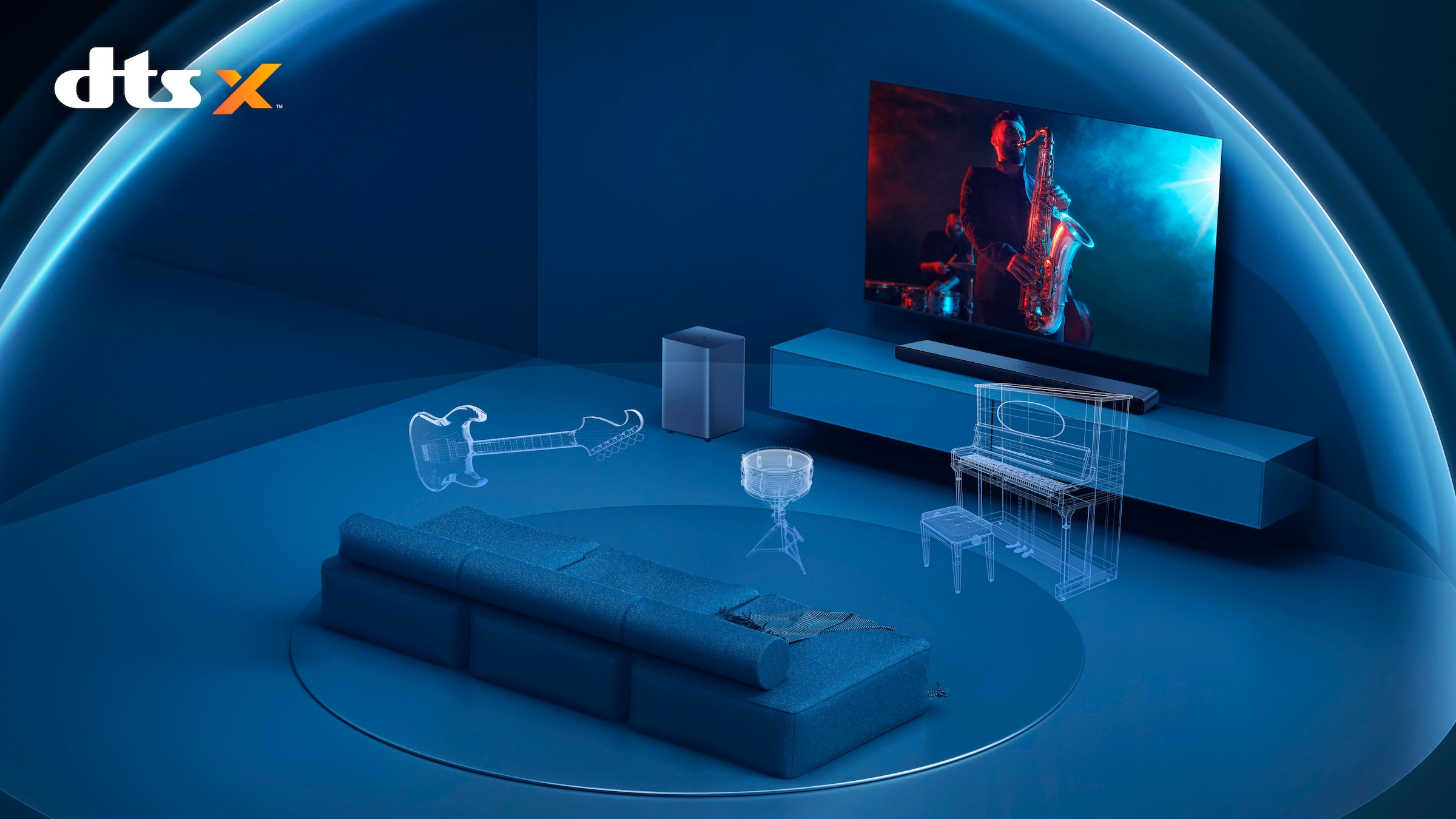 TCL Soundbar »S55H 2.1-Kanal All-in-One mit kabellosem Subwoofer«