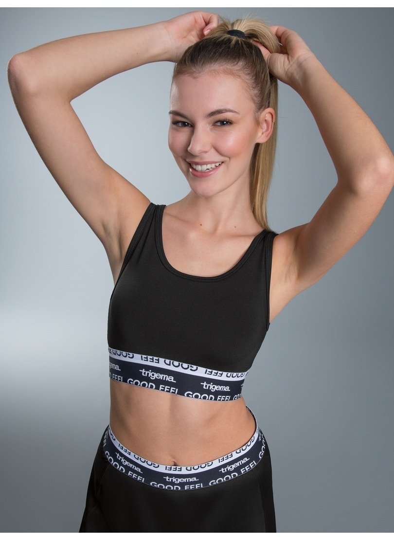 Trigema Bügelloser BH "TRIGEMA Sport-Bustier mit Elastikbund", 1 Stk. günstig online kaufen