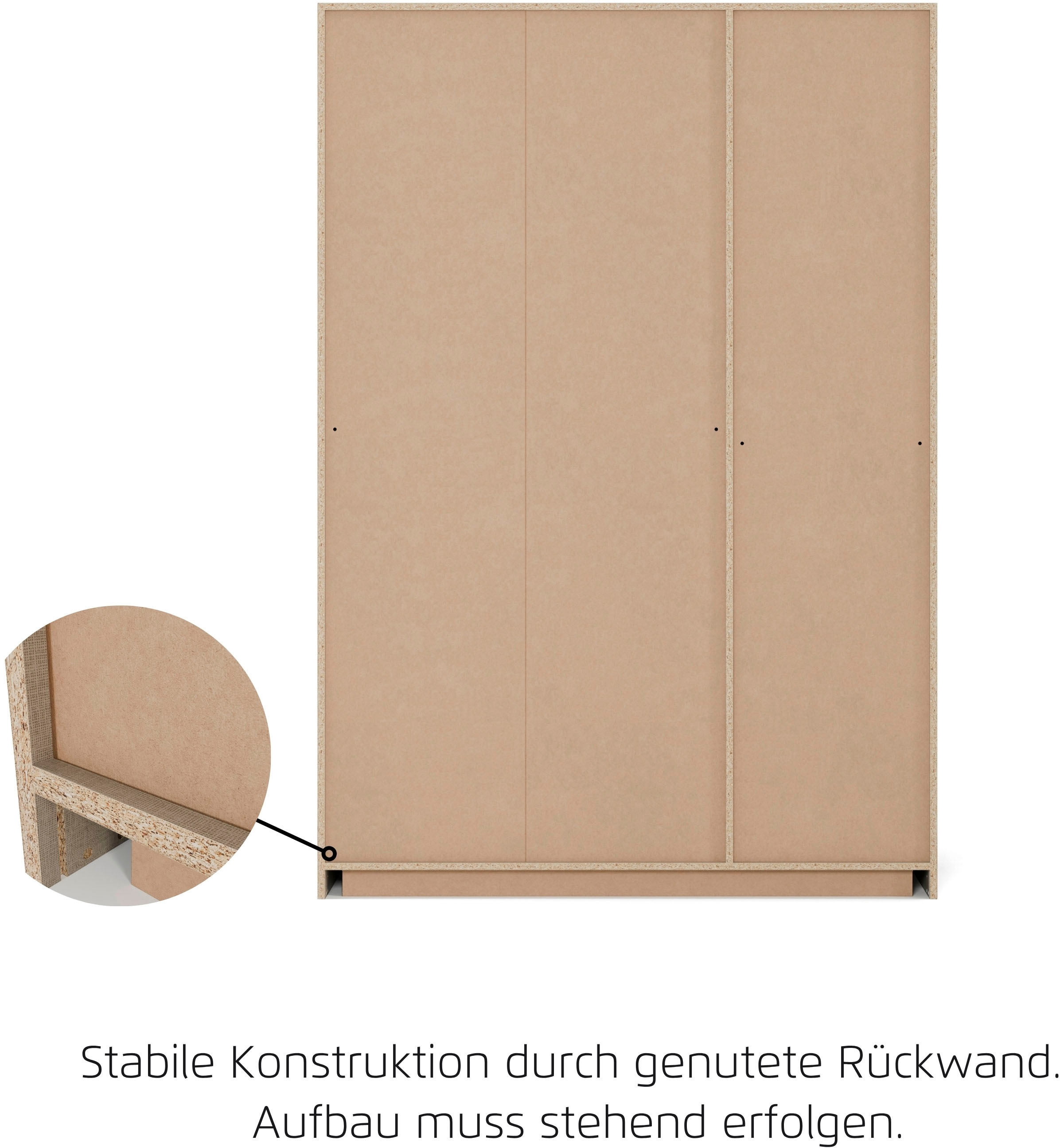 rauch Kleiderschrank »Schrank Drehtürenschrank Ankleide Garderobe Schlafzimmerschrank LORCA« Breiten: 181/271 cm, Höhe: 210 cm,  mit langen Griffstangen, elegante Hochglanz-Front MADE IN GERMANY