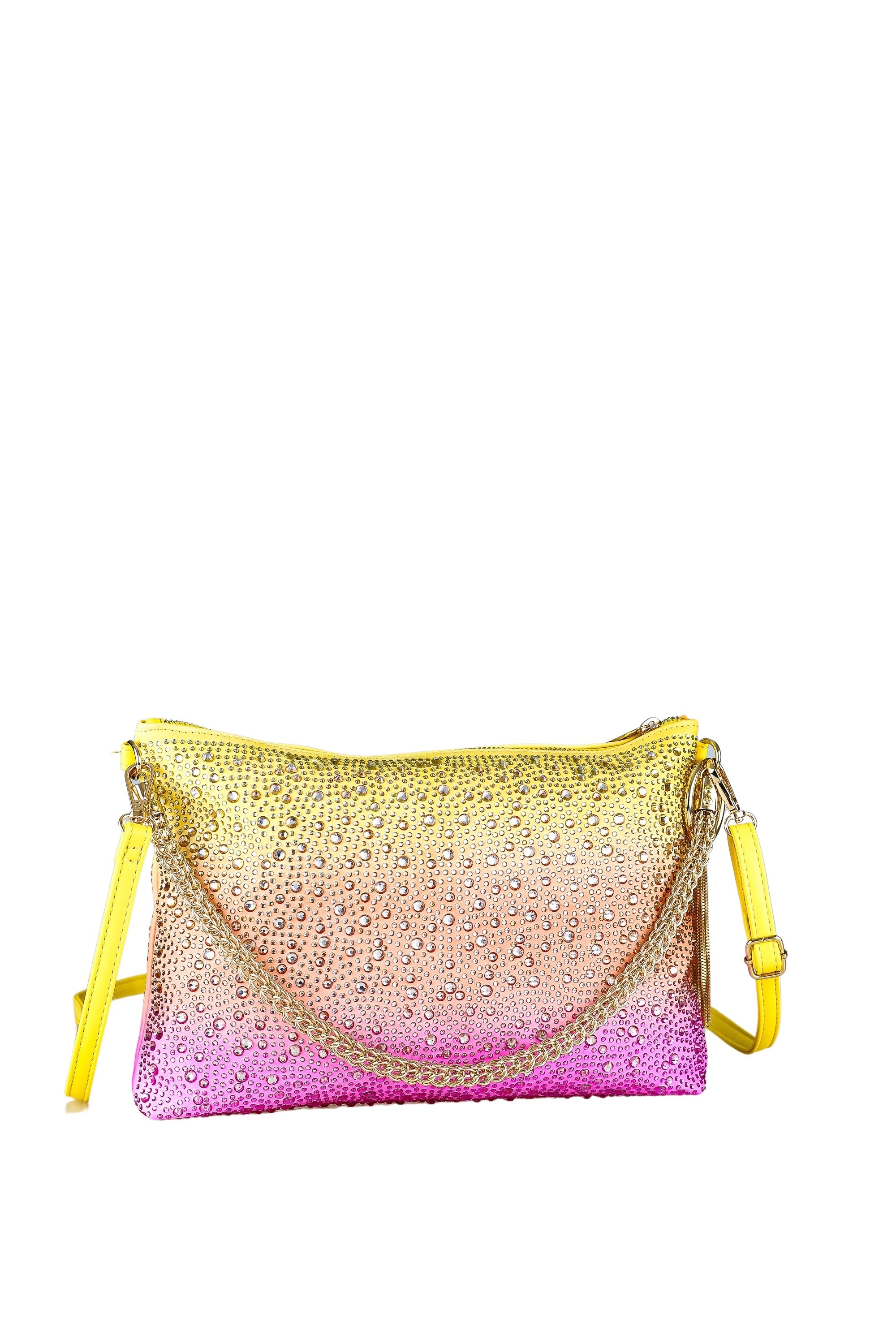 COLLEZIONE ALESSANDRO Schultertasche »Bling«, mit tausenden Strass Glitzersteinen