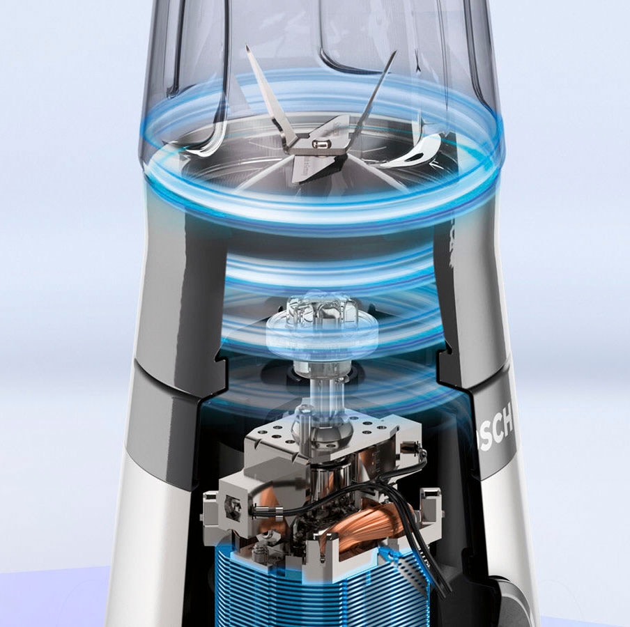 BOSCH Standmixer »MMB2111S Mini VitaPower Serie 2«, 450 W, 40.000 rpm, Tritan  Flasche 0,6L, Trinkdeckel, auslauf- und bruchsicher | BAUR