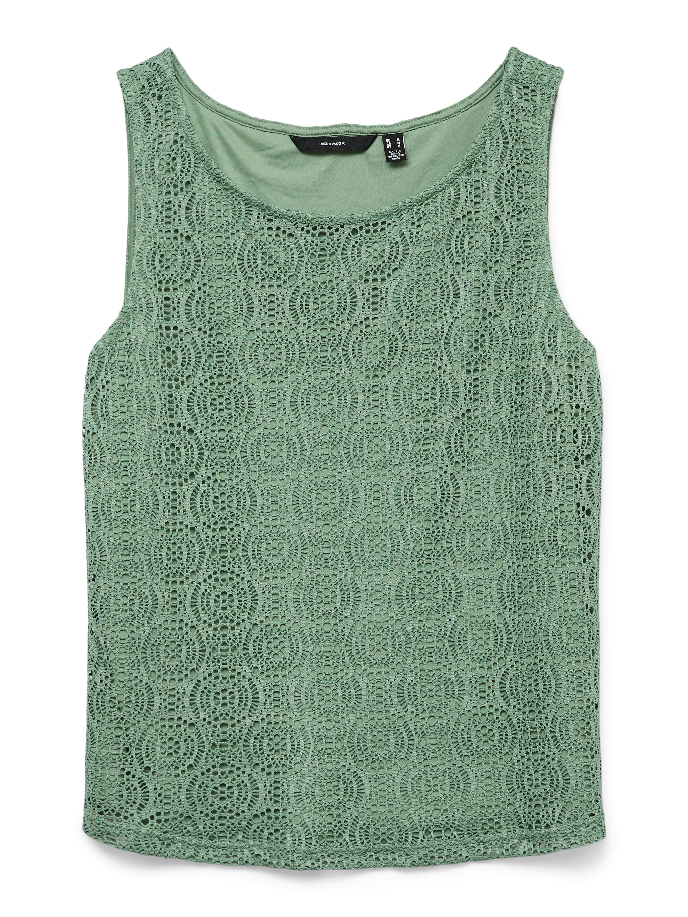 Vero Moda Spitzentop »VMMAYA TANK TOP JRS VO« Materialmix, regular fit