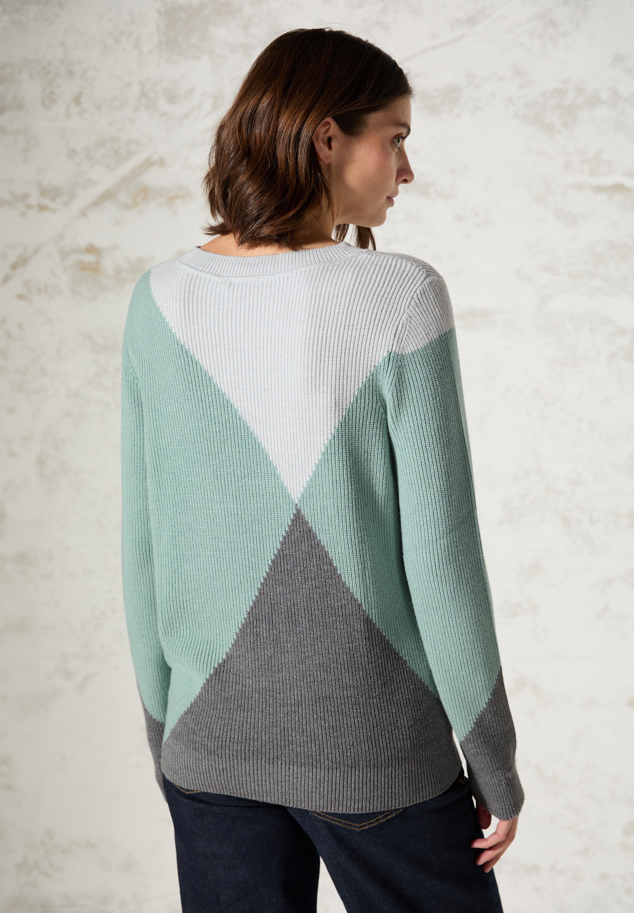Cecil Strickpullover, mit grafischem Muster