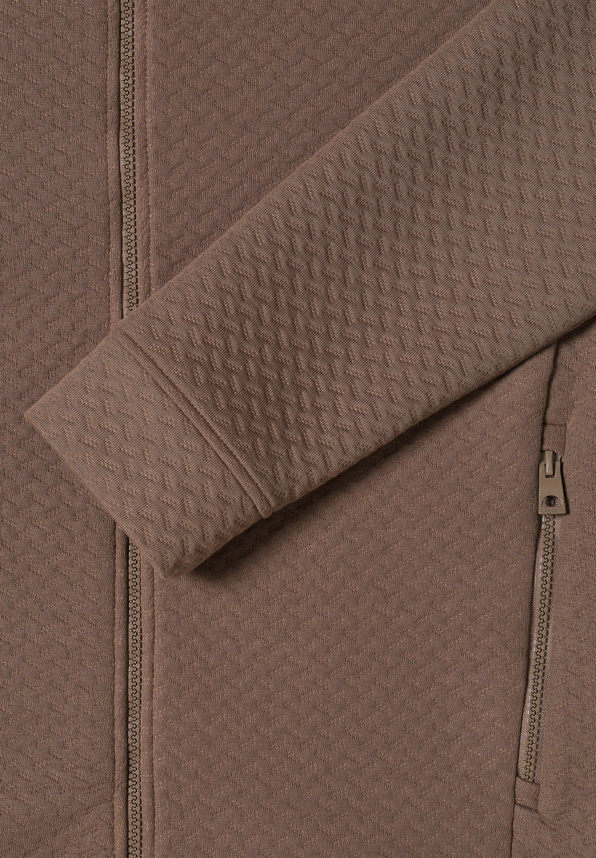 Cecil Sweatjacke, mit Stehkragen