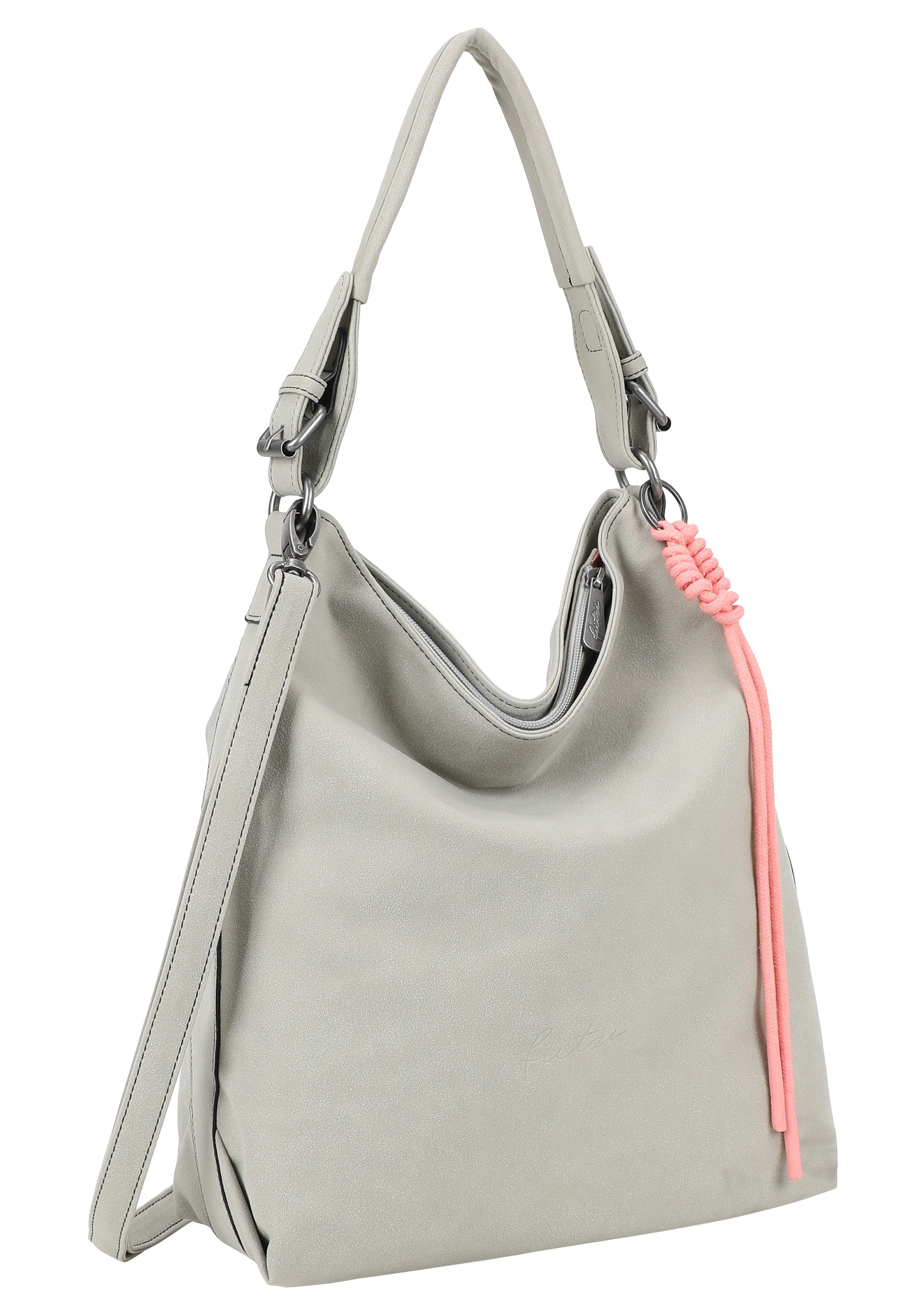 Fritzi aus Preußen Schultertasche »Jacky Black«, mit Reißverschluss