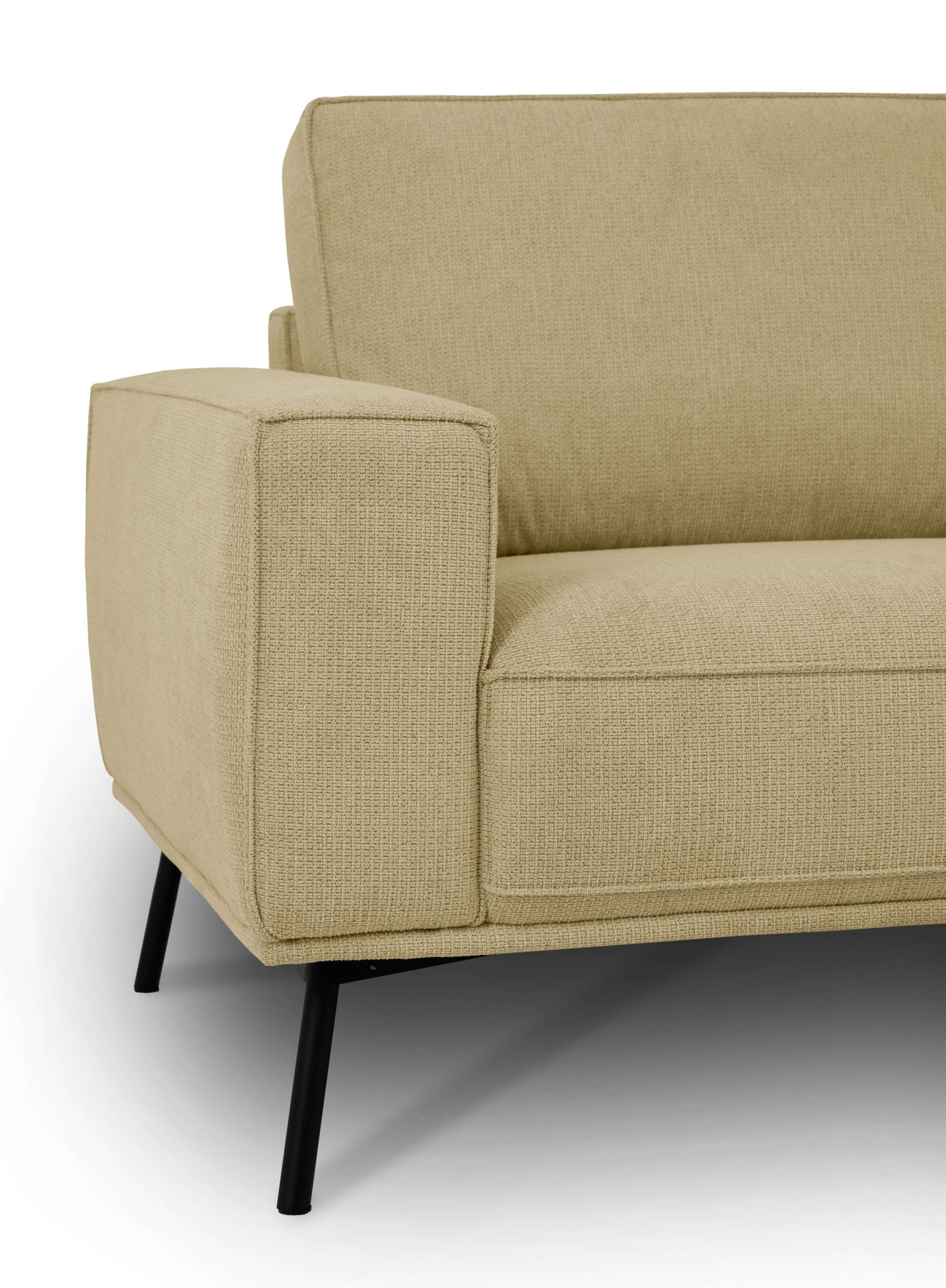 andas Ecksofa »Vosby«, Breite 260 cm, Chenille, mit dekorativer Kedernaht