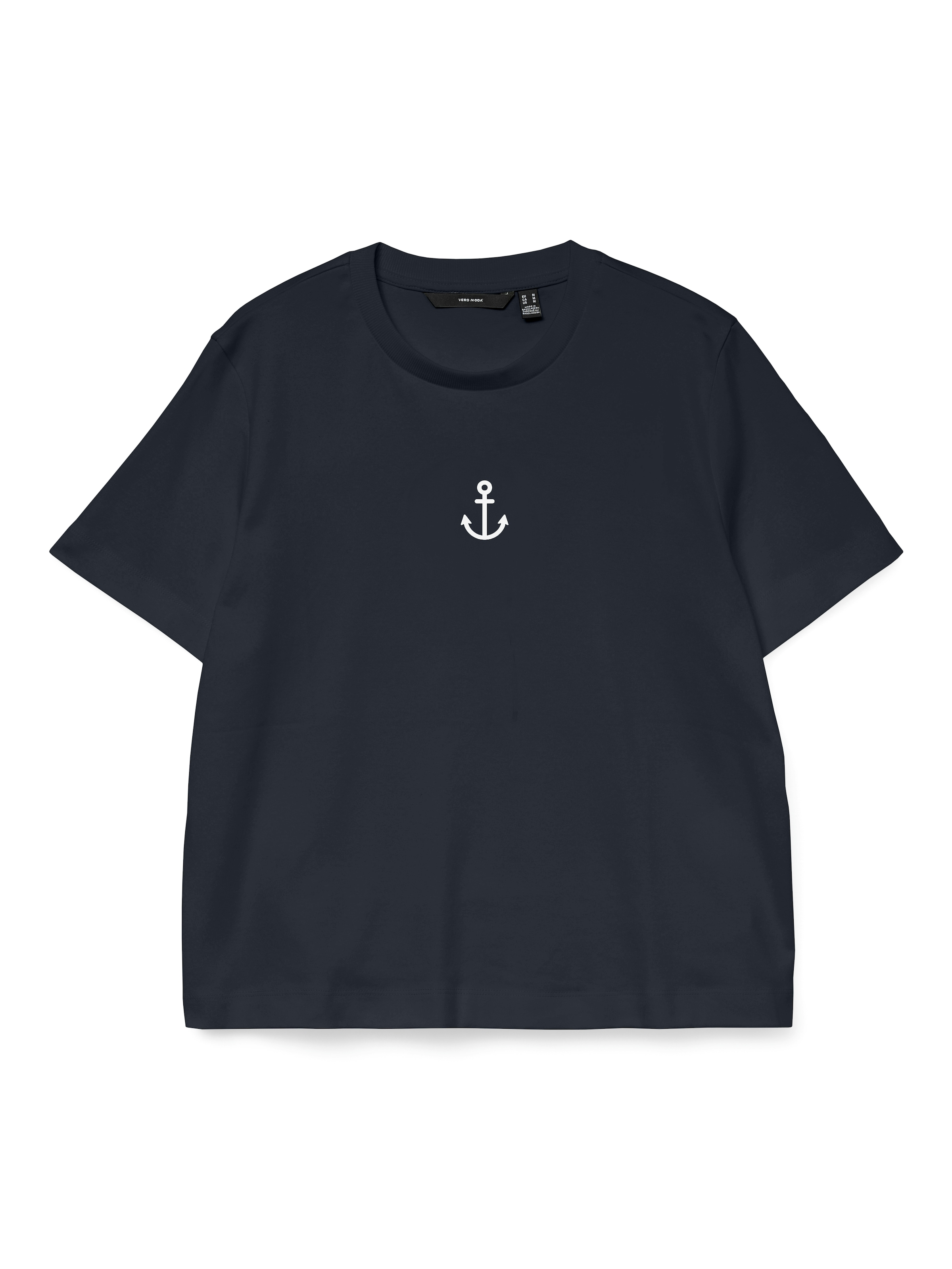 Vero Moda Kurzarmshirt »VMSARA METTE SS TOP BOX JRS GA NOOS« Baumwolle, regular fit