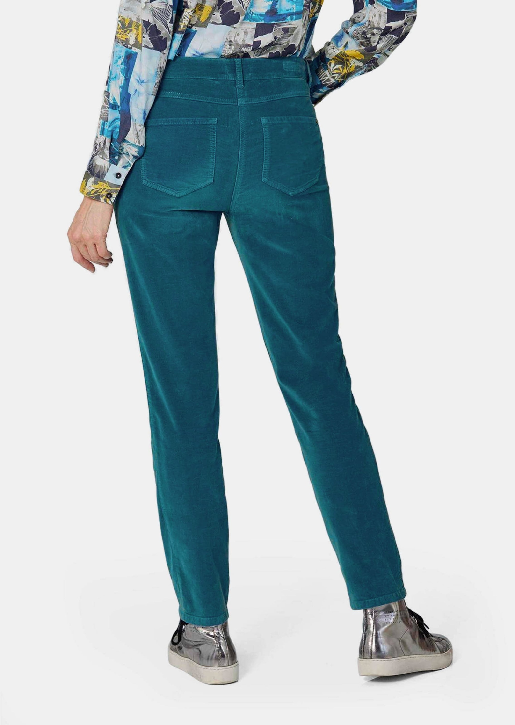 GOLDNER Schlupfhose »Samthose Bequeme Samthose mit Wascheffekt«