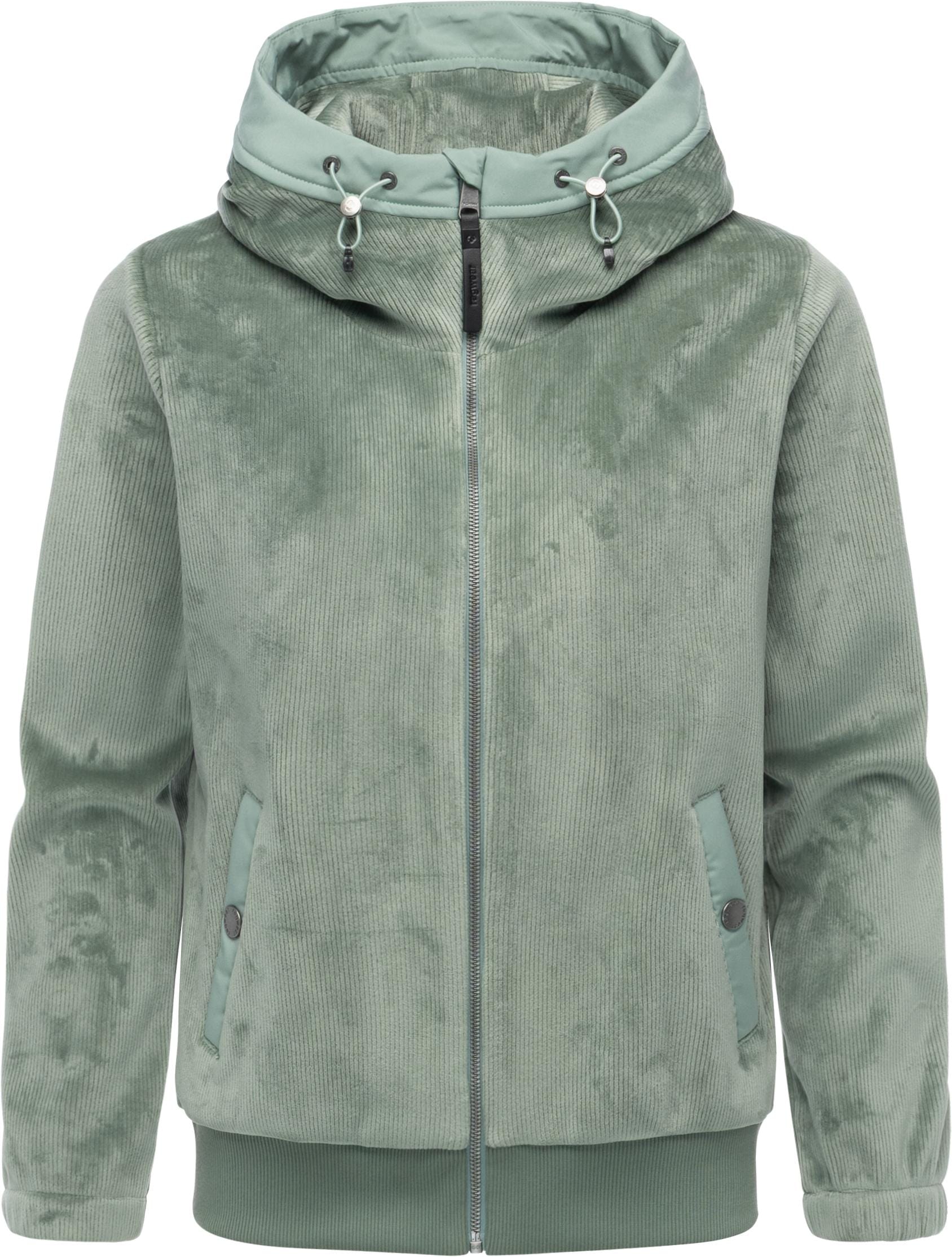 Ragwear Fleecejacke "Cousy Short Bonded" mit Kapuze Übergangsjacke mit kuscheligem Teddyfell-Innenfutter