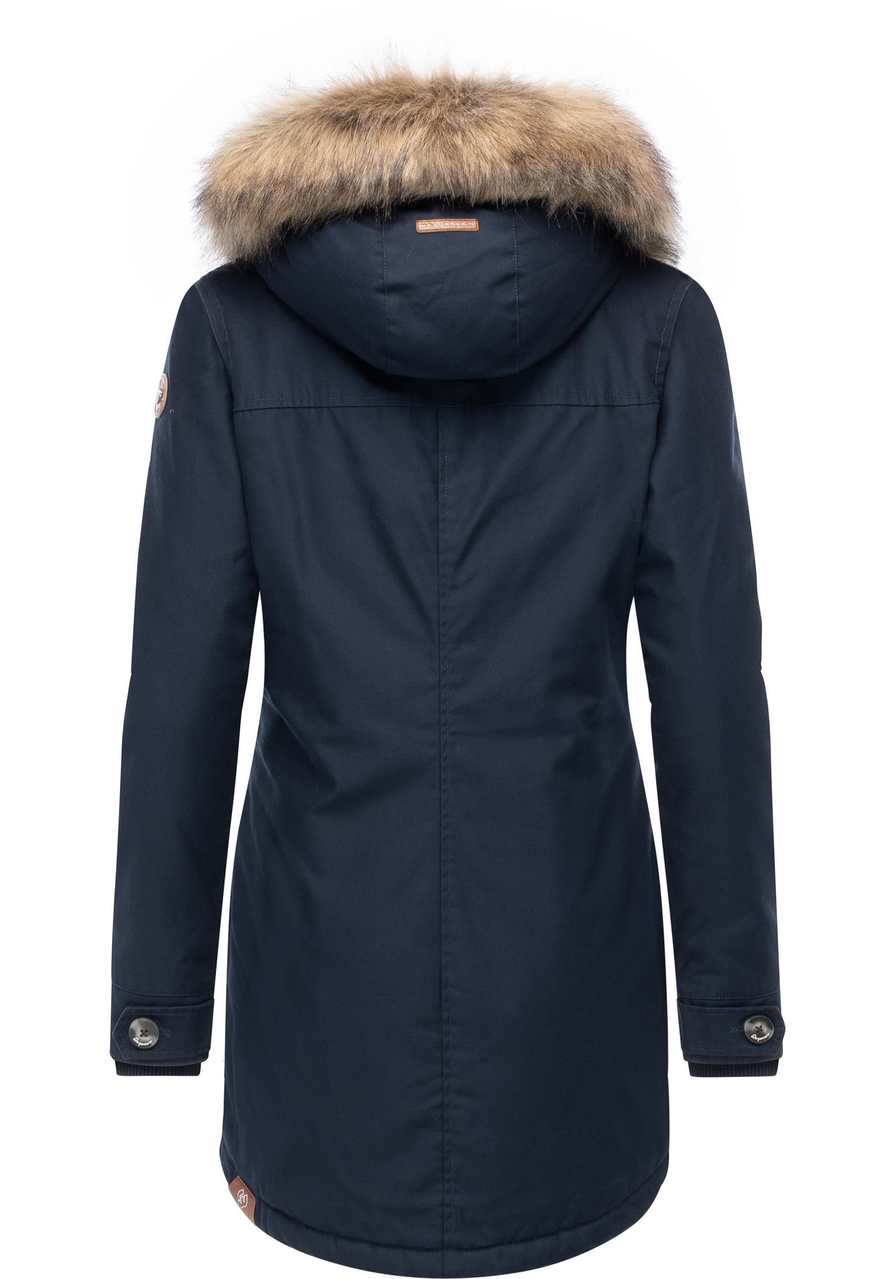 Thumbnail - Ragwear Wintermantel "Jane YOUMODO", Leicht gefütterte Winterjacke mit Kapuze