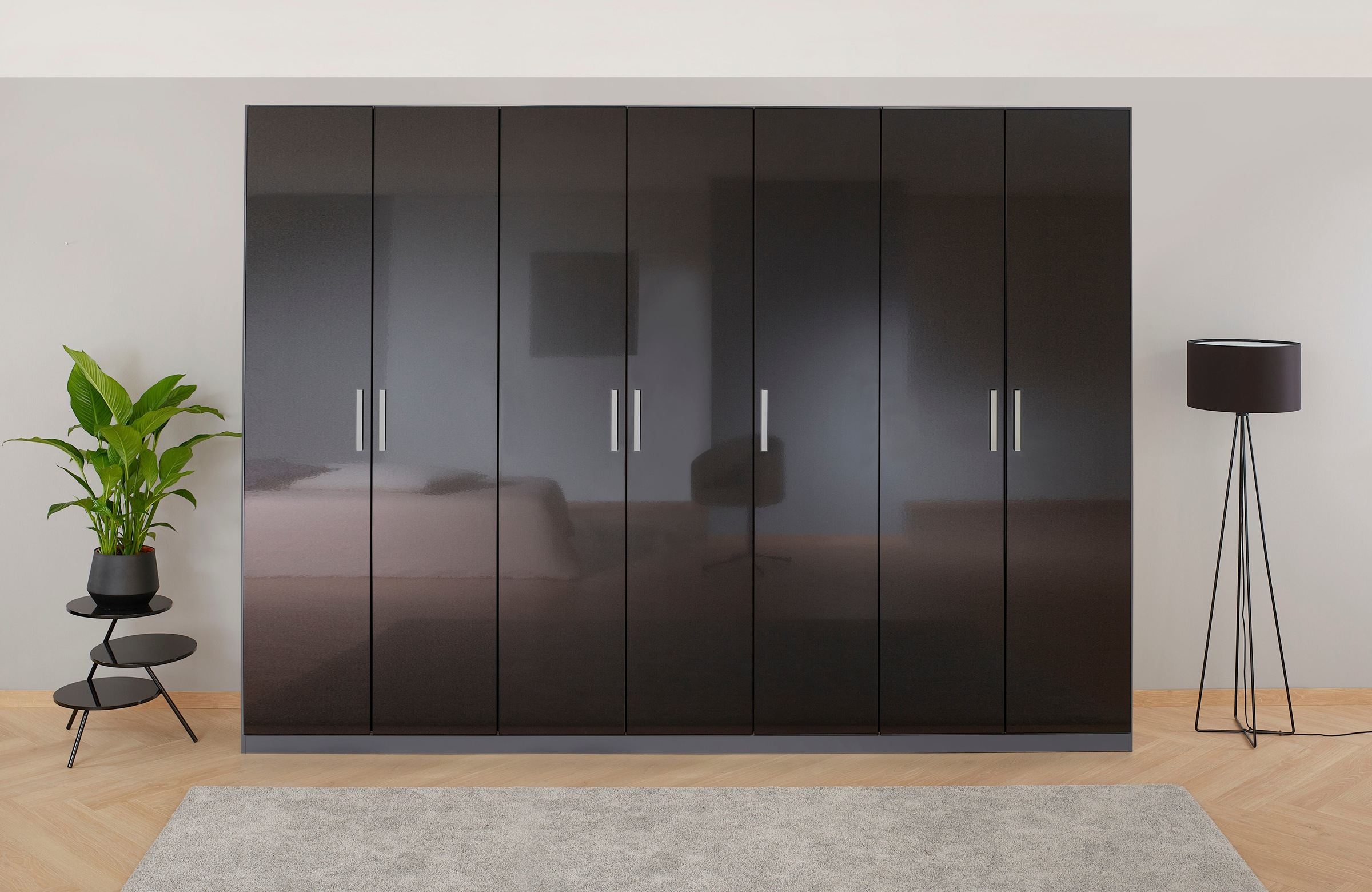 rauch Drehtürenschrank "Kleiderschrank Schrank Garderobe KOLUNA mit Hochgla günstig online kaufen