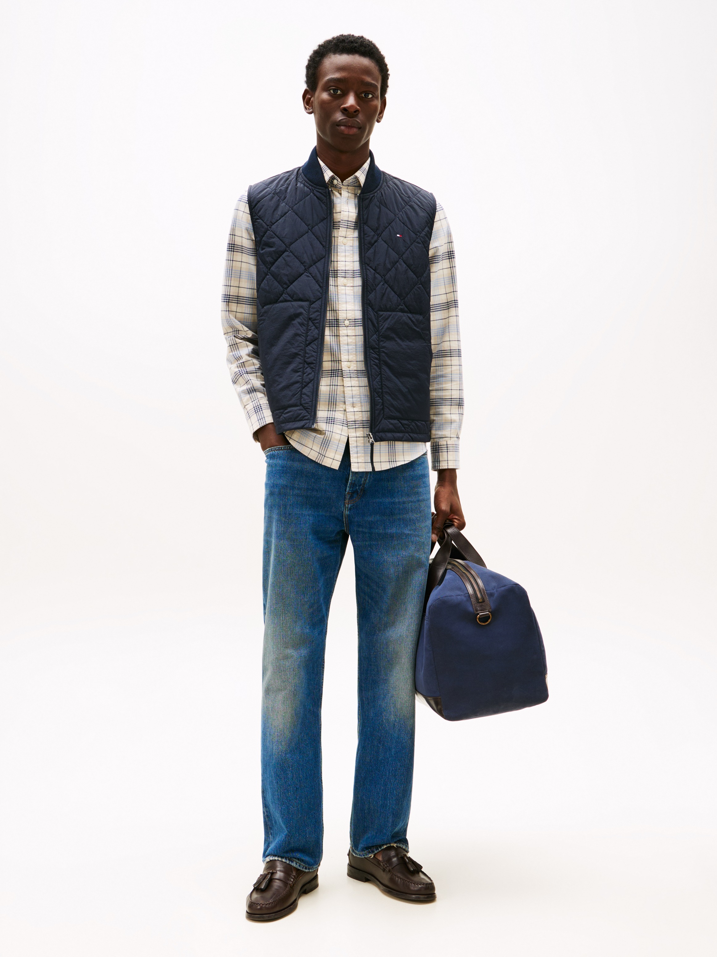Tommy Hilfiger Steppweste "DIAMOND QUILTED VEST", mit Rautenmuster günstig online kaufen