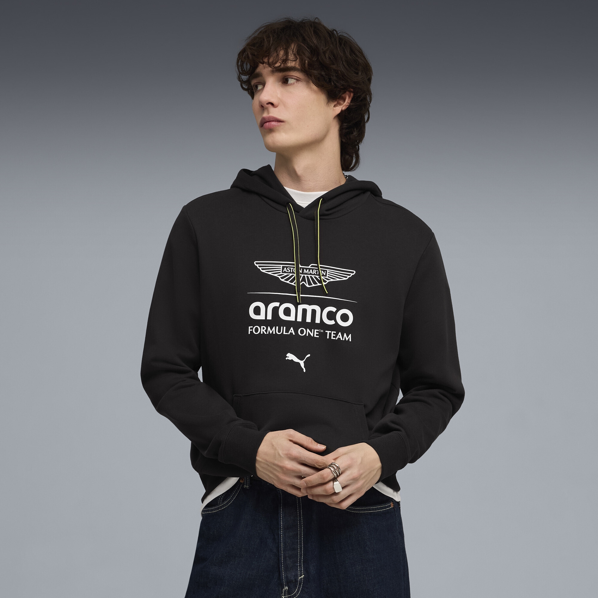 PUMA Hoodie »PUMA x ASTON MARTIN ARAMCO F1® TEAM Essentials Hoodie Herren«
