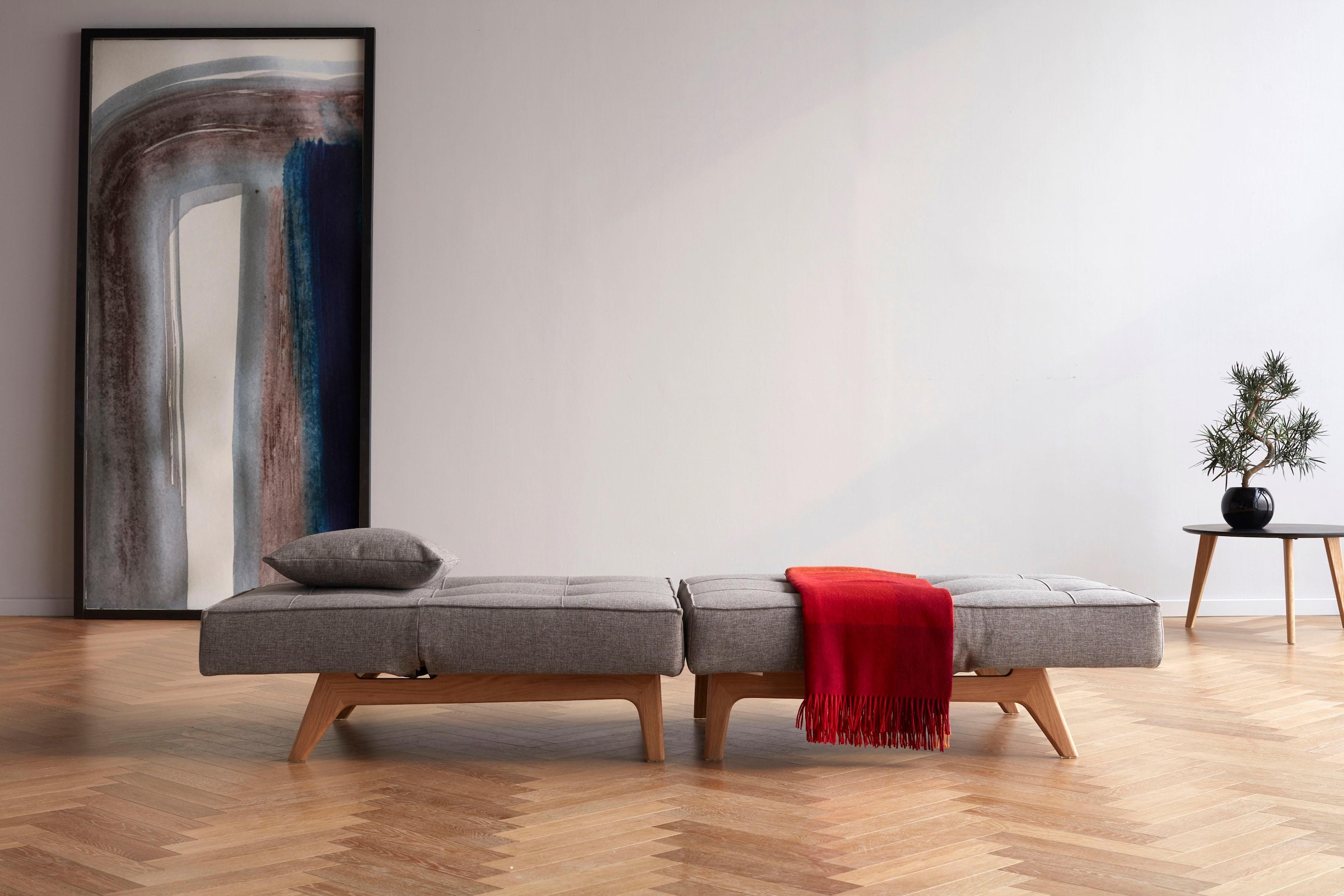 INNOVATION LIVING ™ Sessel »Splitback«, mit Eik Beine, in skandinavischen Design