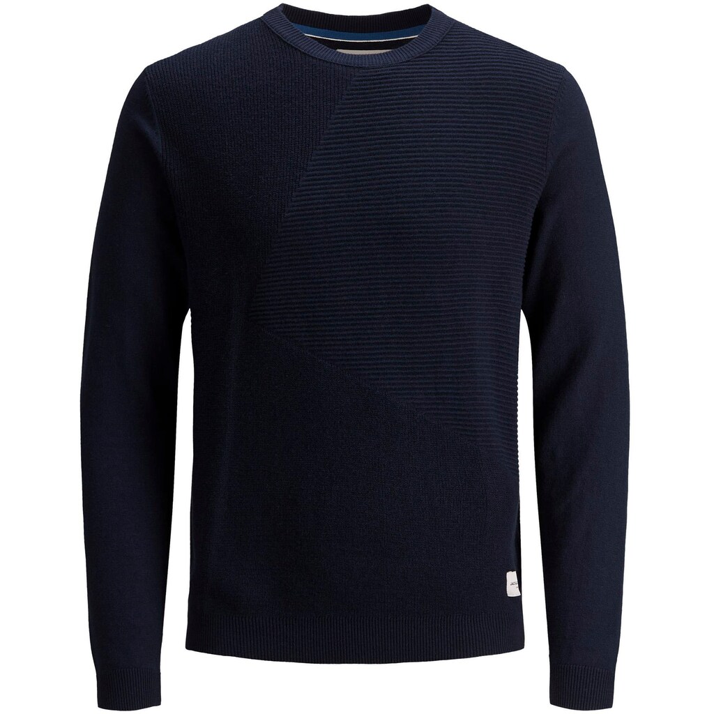 Jack & Jones Rundhalspullover »WADE KNIT CREW NECK«