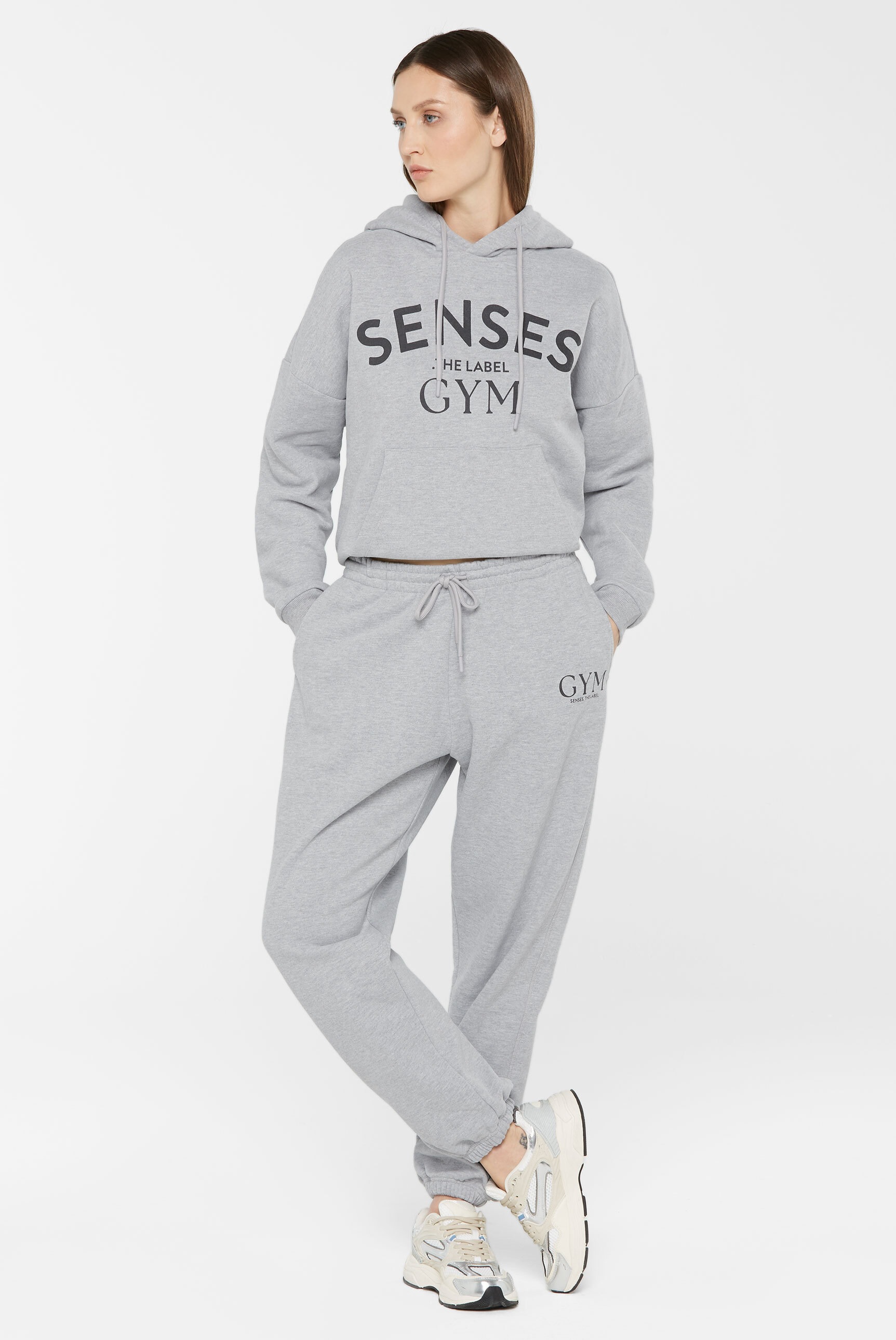 SENSES.THE LABEL Sporthose, mit Elastikbund und Kordel