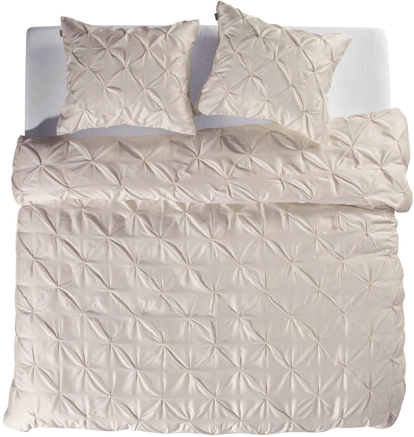 YELLOW Bettwäsche "Nova" 2 Stk. tlg. Rautenmuster, 100% Baumwolle ab 135x20 günstig online kaufen