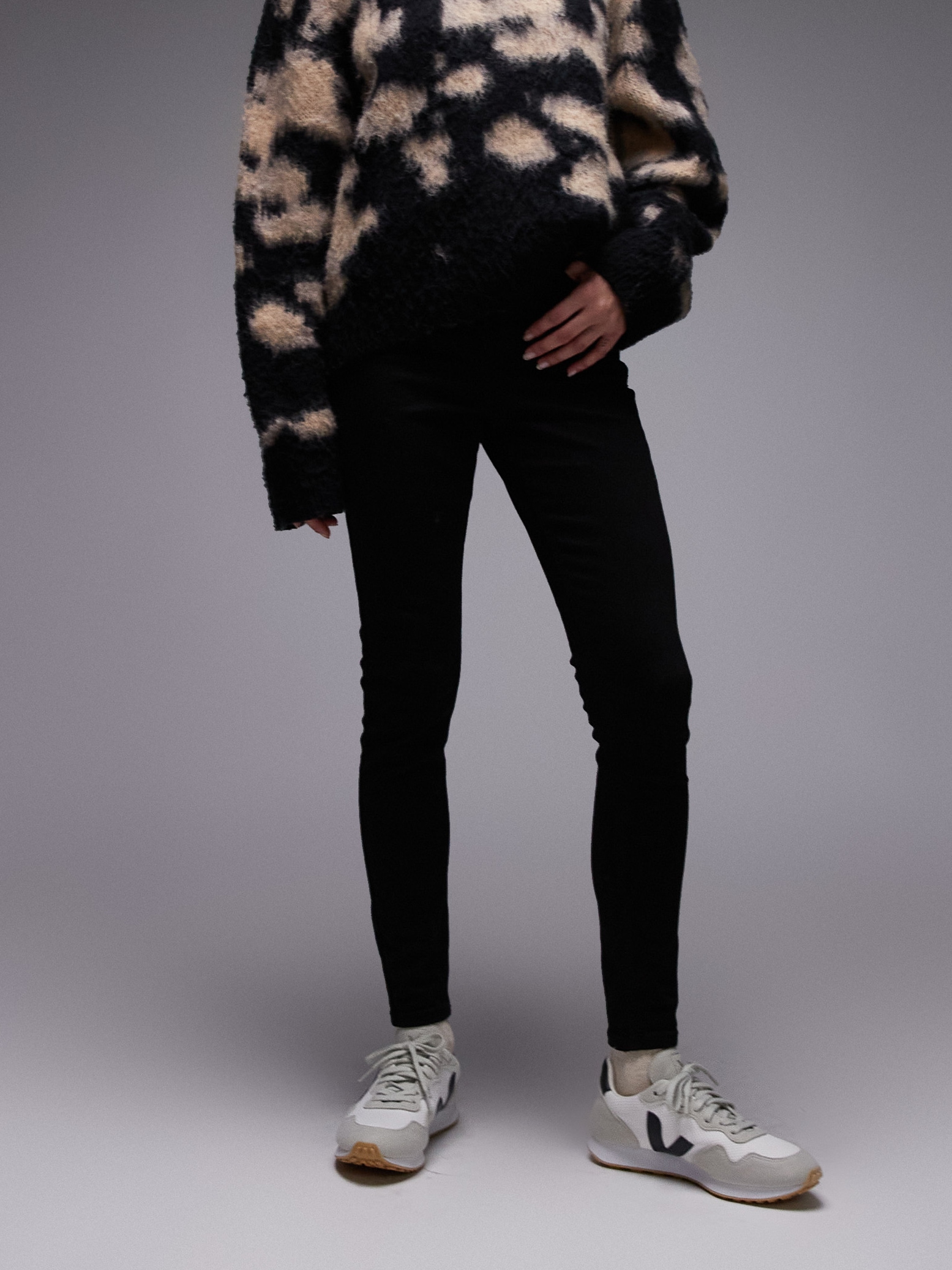 TOPSHOP Skinny-fit-Jeans "TSJAMIE HR SLIM DNM JEANS BL NOOS" Baumwollmischung, skinny fit, high waist