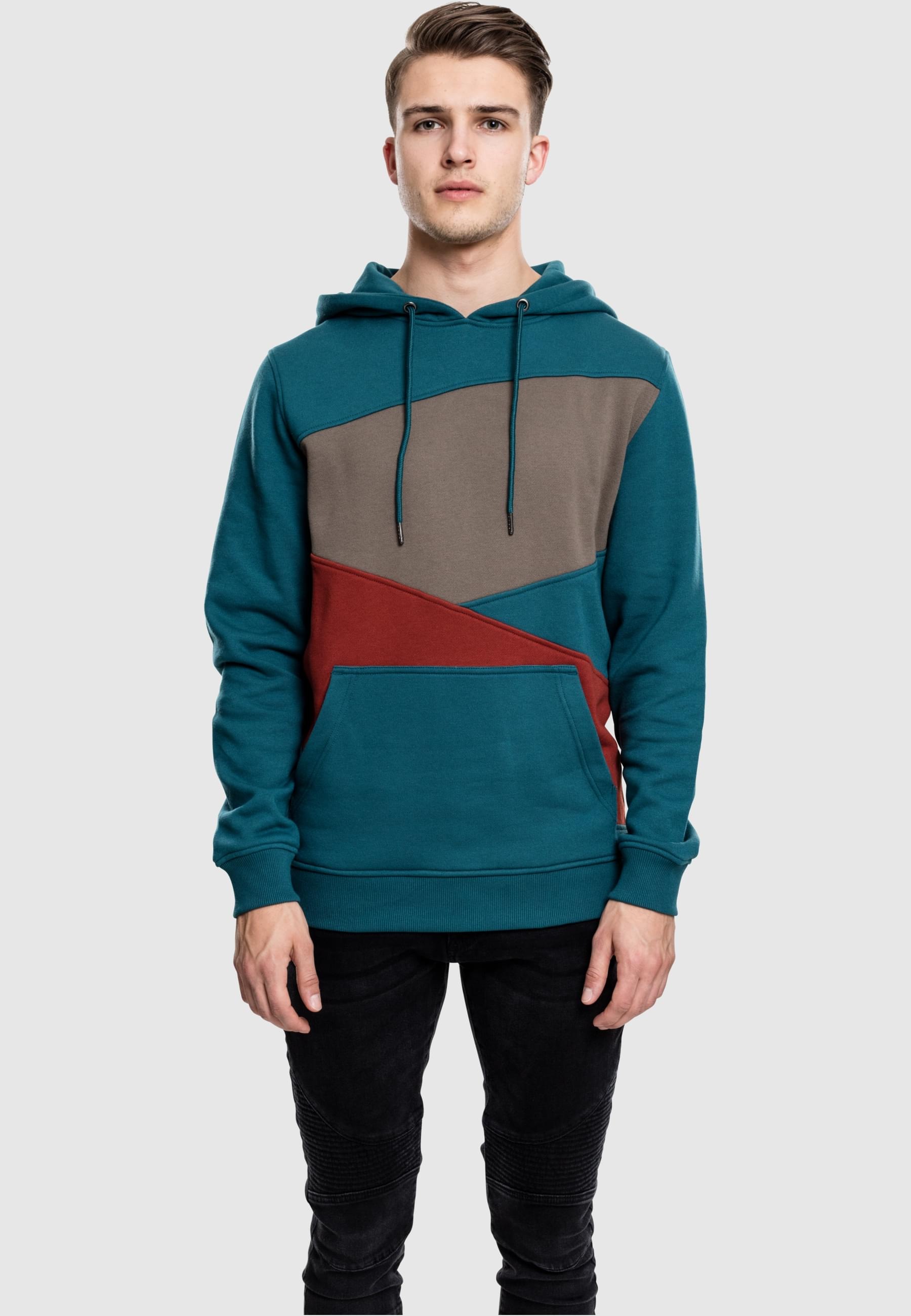 URBAN CLASSICS Sweatshirt »Urban Classics Herren Zig Zag Hoody«, (1 tlg.)