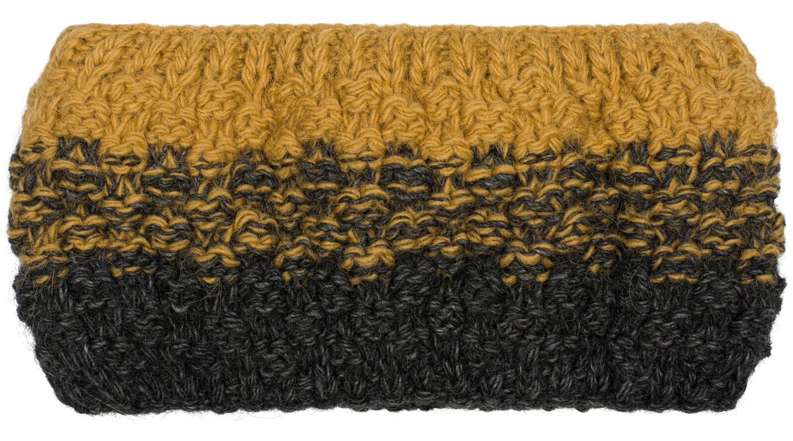 styleBREAKER Stirnband "2-Farbiges Ombré Strick Stirnband" 1 Stk.